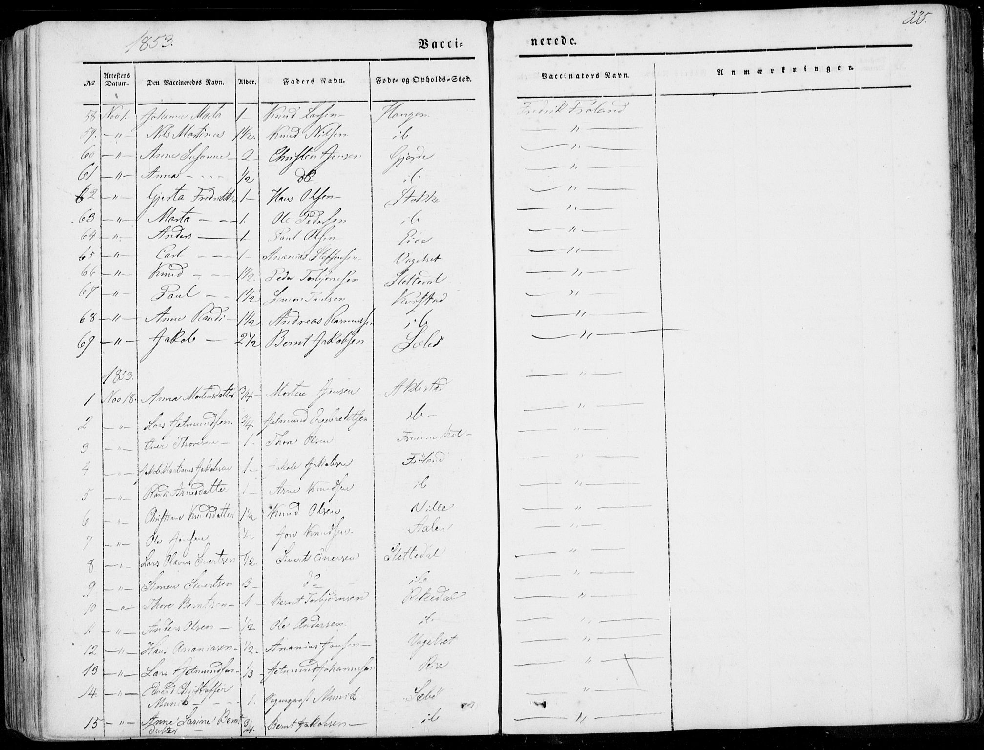 Ministerialprotokoller, klokkerbøker og fødselsregistre - Møre og Romsdal, AV/SAT-A-1454/515/L0209: Ministerialbok nr. 515A05, 1847-1868, s. 335