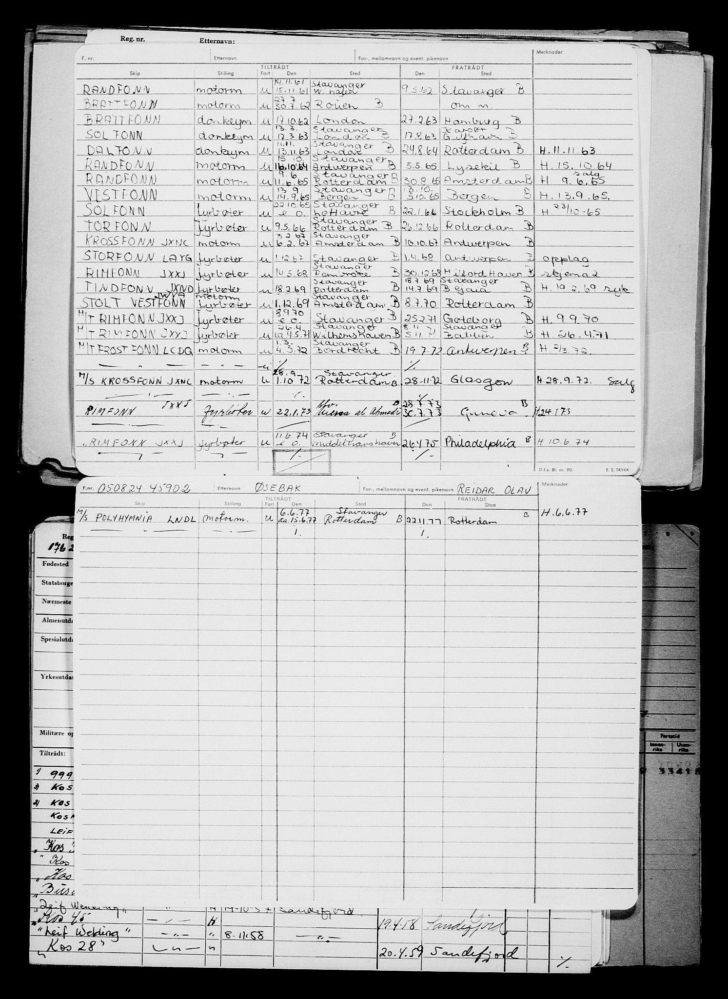 Direktoratet for sjømenn, AV/RA-S-3545/G/Gb/L0234: Hovedkort, 1924, s. 463