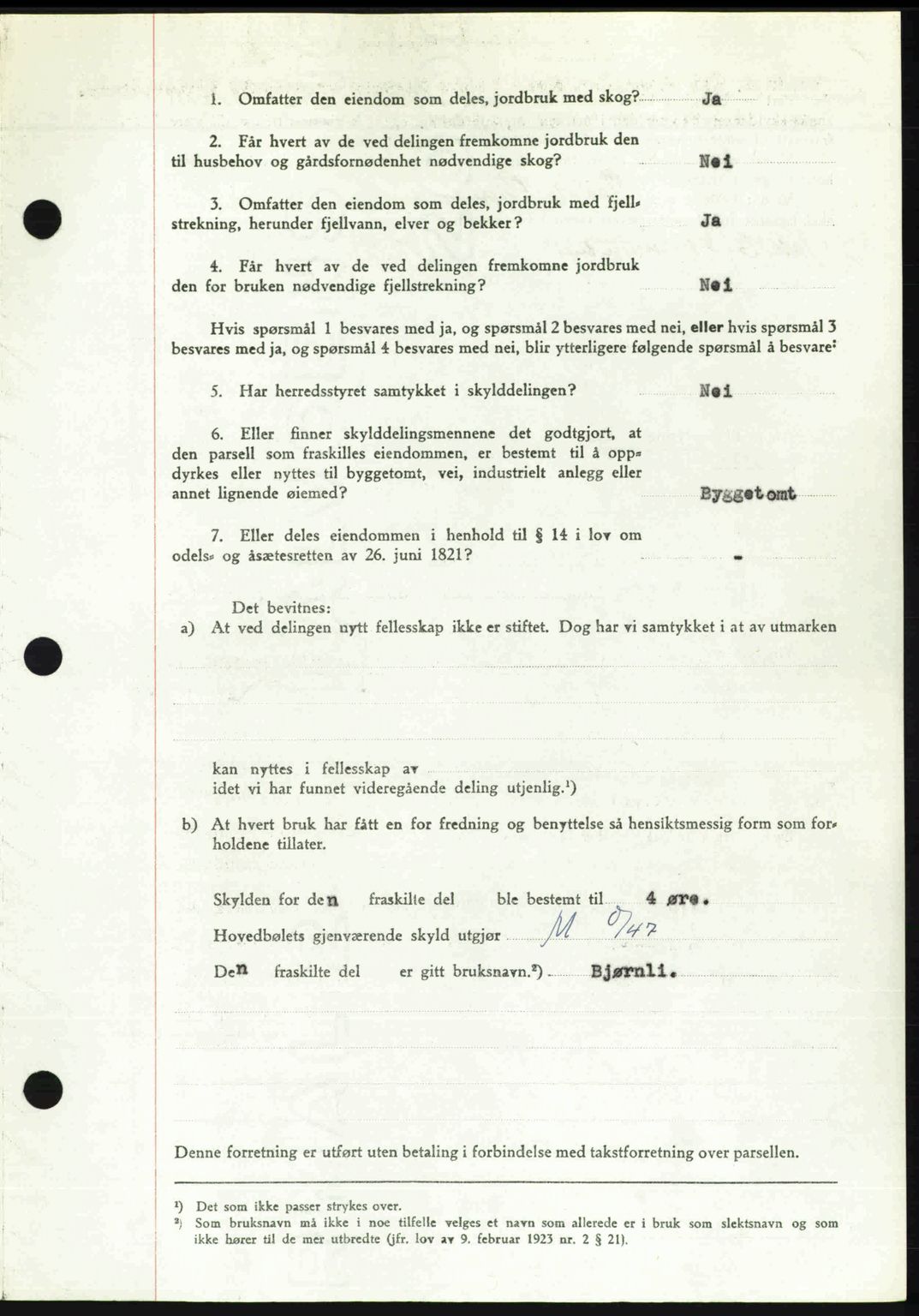 Romsdal sorenskriveri, AV/SAT-A-4149/1/2/2C: Pantebok nr. A31, 1949-1949, Dagboknr: 3045/1949