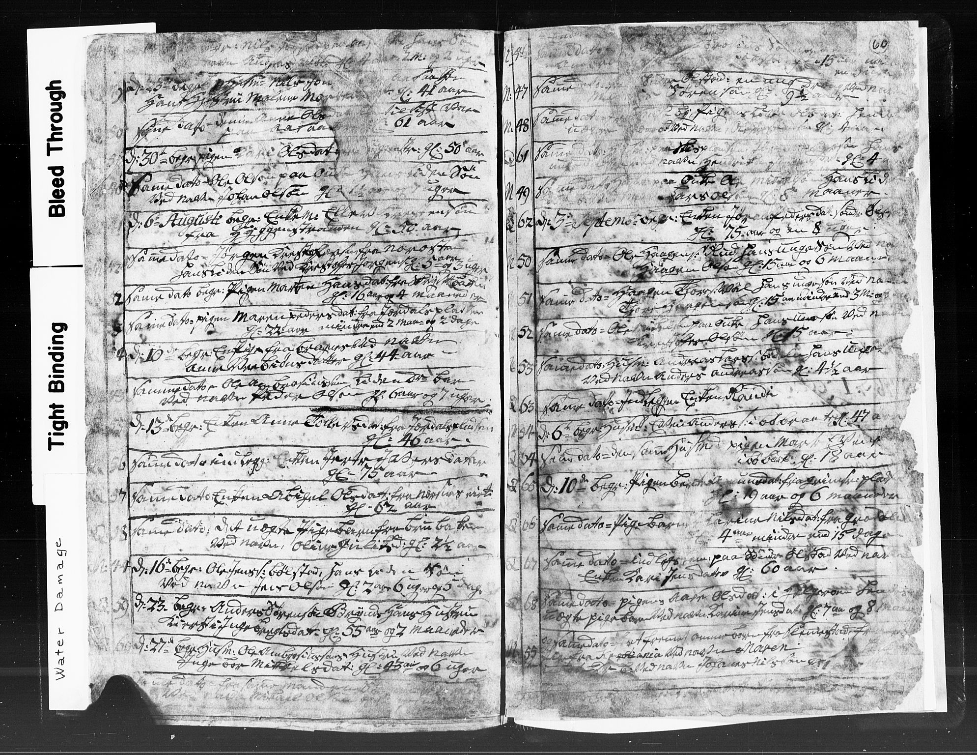 Røyken kirkebøker, SAKO/A-241/G/Ga/L0002: Klokkerbok nr. 2, 1797-1810, s. 60