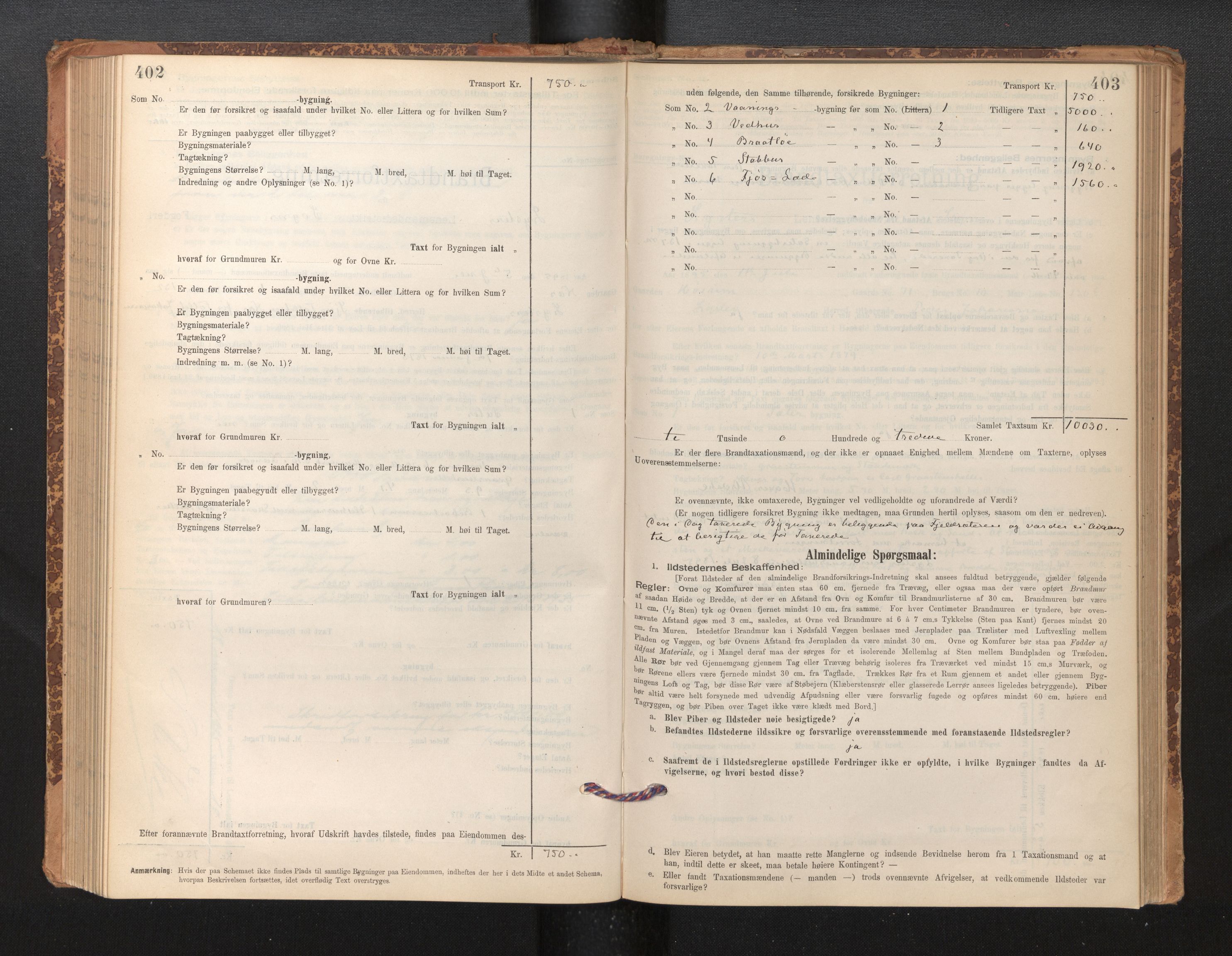 Lensmannen i Luster, SAB/A-29301/0012/L0007: Branntakstprotokoll, skjematakst, 1895-1935, s. 402-403