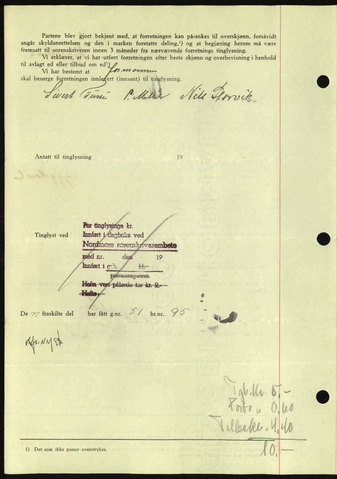 Nordmøre sorenskriveri, AV/SAT-A-4132/1/2/2Ca: Pantebok nr. A91, 1941-1942, Dagboknr: 33/1942