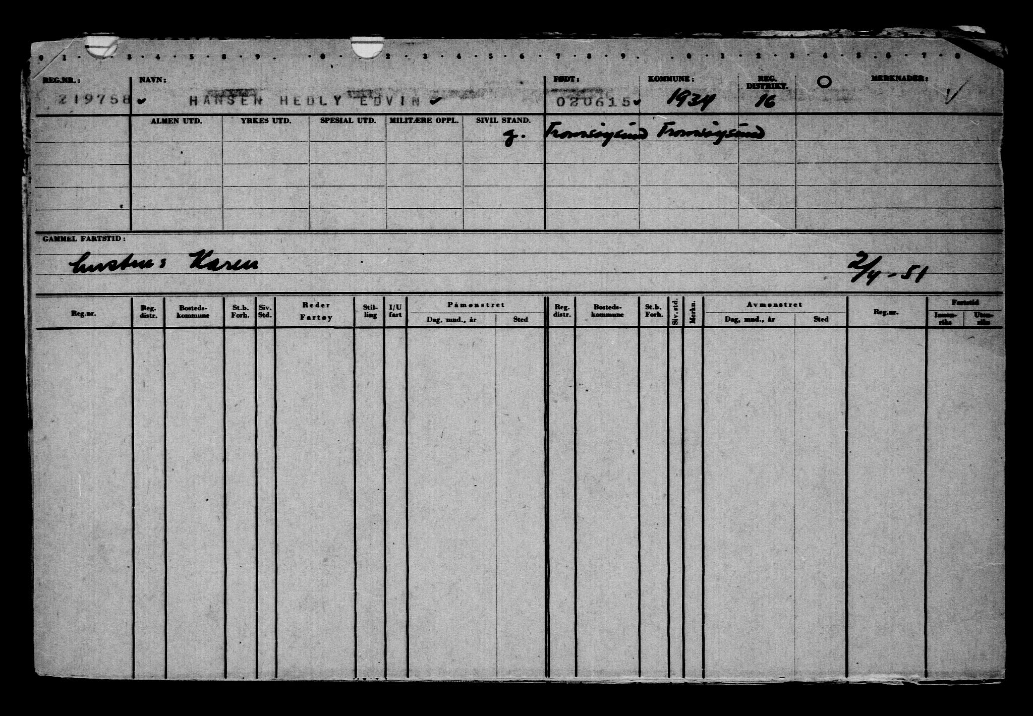 Direktoratet for sjømenn, AV/RA-S-3545/G/Gb/L0130: Hovedkort, 1915, s. 265