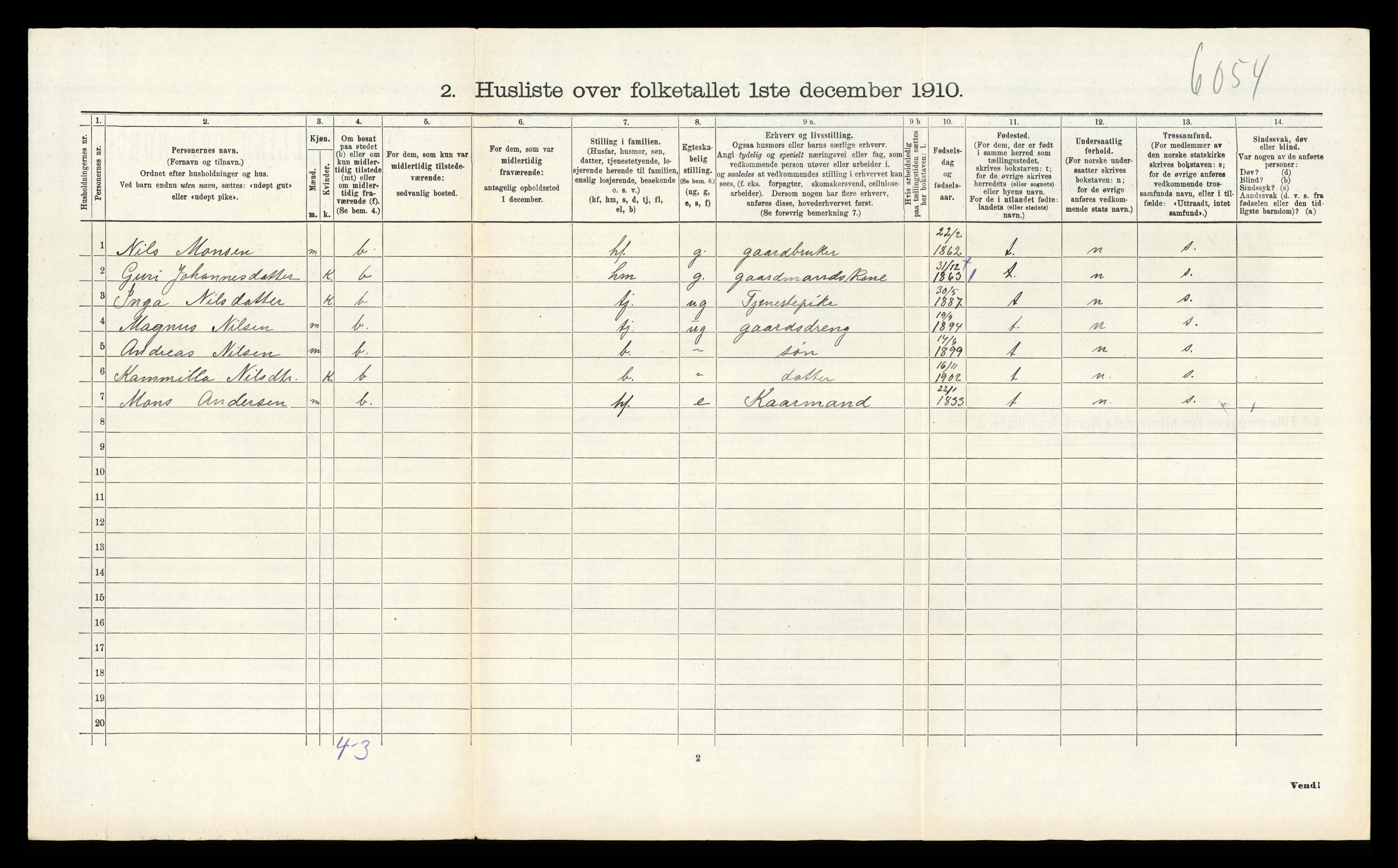 RA, Folketelling 1910 for 1257 Alversund herred, 1910, s. 959