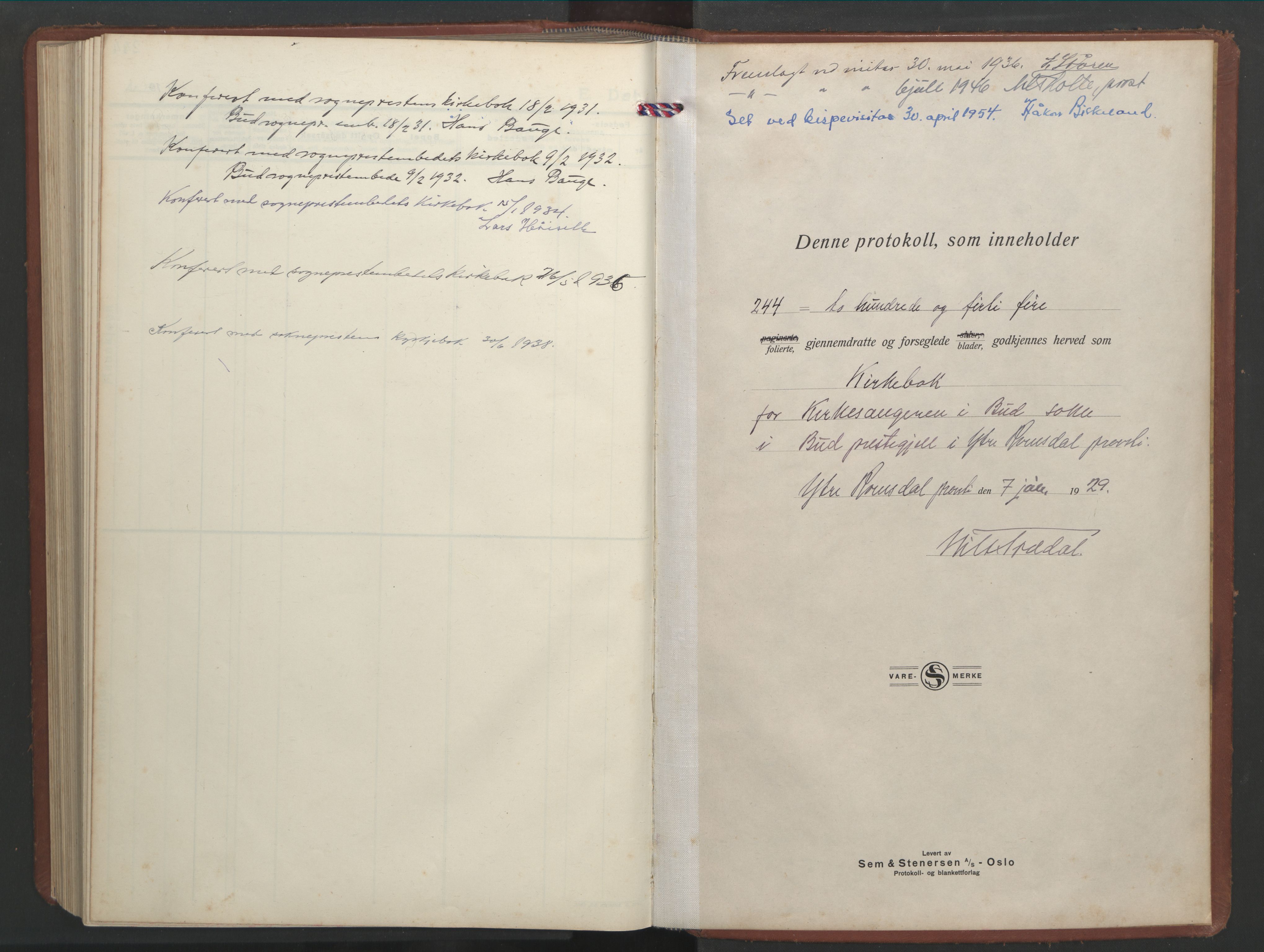 Ministerialprotokoller, klokkerbøker og fødselsregistre - Møre og Romsdal, SAT/A-1454/566/L0775: Klokkerbok nr. 566C04, 1930-1946