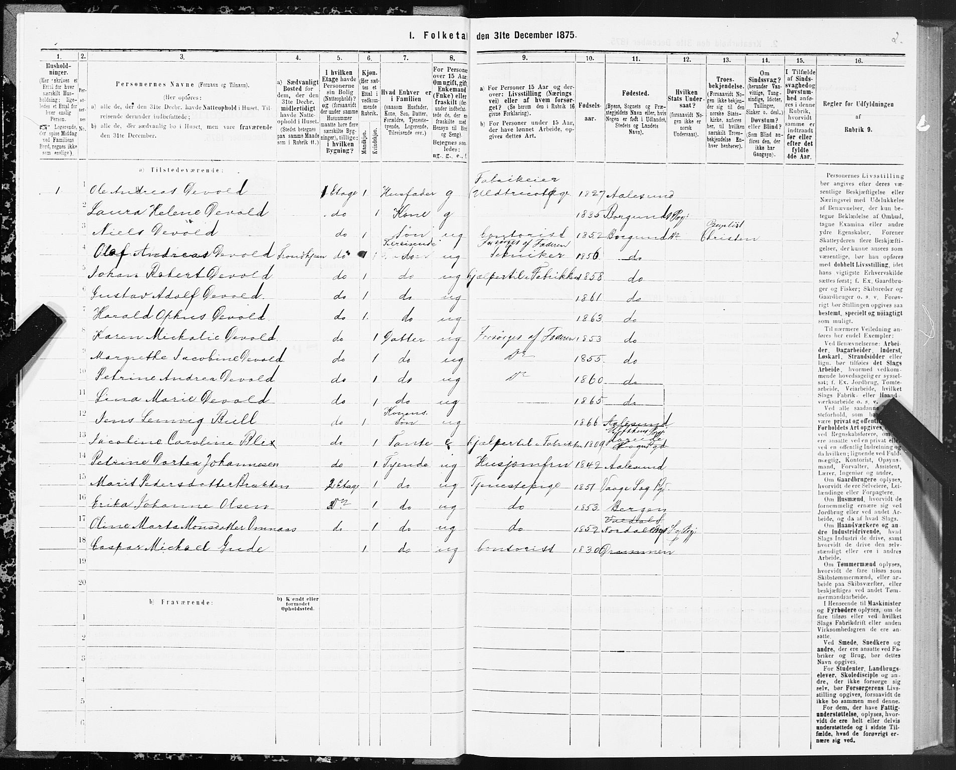 SAT, Folketelling 1875 for 1501P Ålesund prestegjeld, 1875, s. 4002