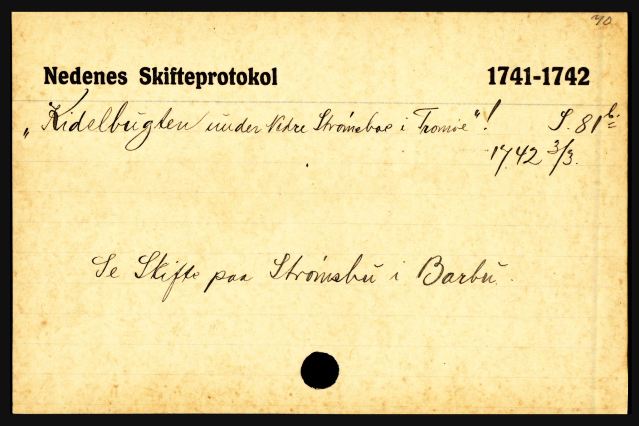 Nedenes sorenskriveri før 1824, SAK/1221-0007/H, s. 14547