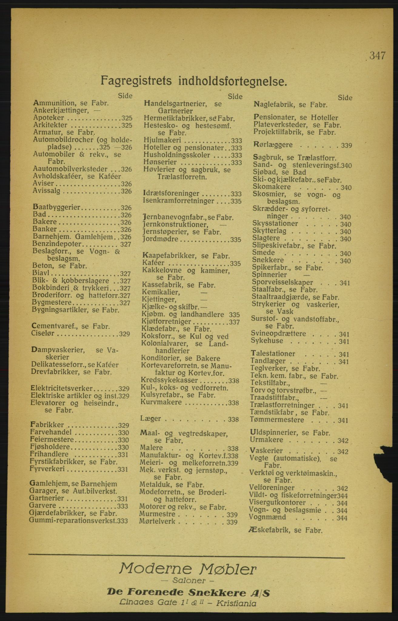 Aker adressebok/adressekalender, PUBL/001/A/002: Akers adressekalender, 1922, s. 347