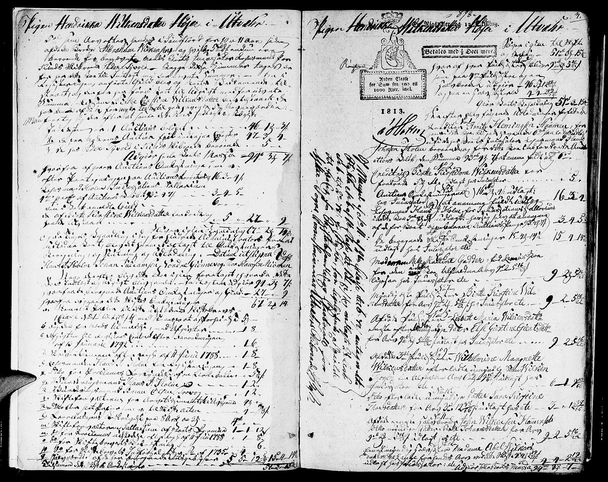 Ytre Sogn tingrett, AV/SAB-A-2601/1/H/Ha/L0017: Skifteprotokoll, 1813-1828, s. 2b-3a