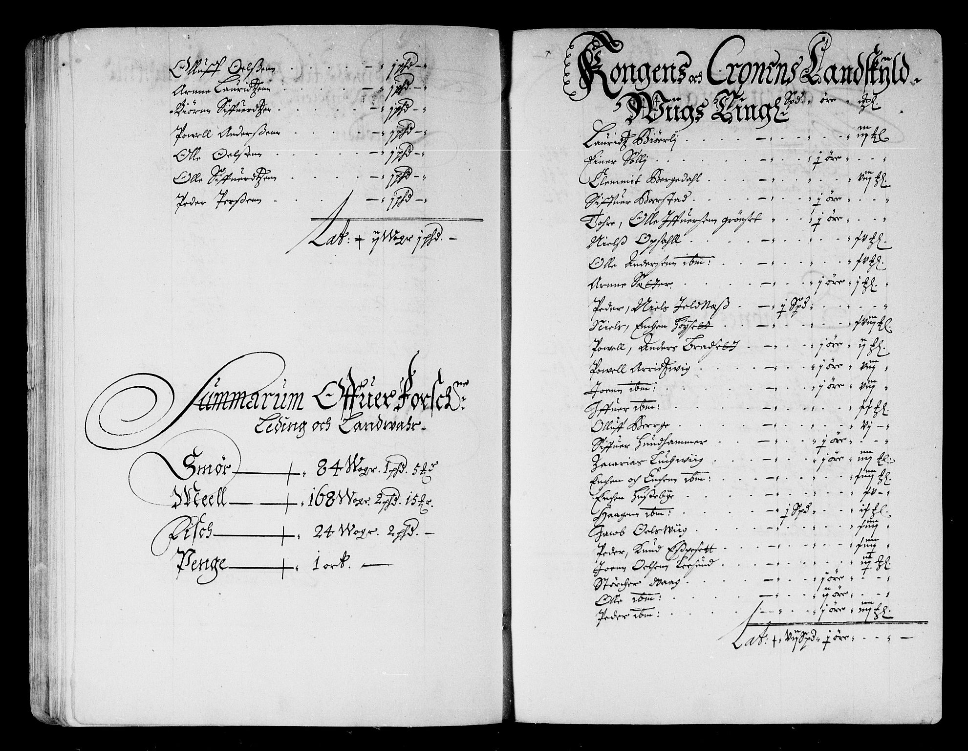 Rentekammeret inntil 1814, Reviderte regnskaper, Stiftamtstueregnskaper, Trondheim stiftamt og Nordland amt, AV/RA-EA-6044/R/Rd/L0044: Trondheim stiftamt, 1671-1676
