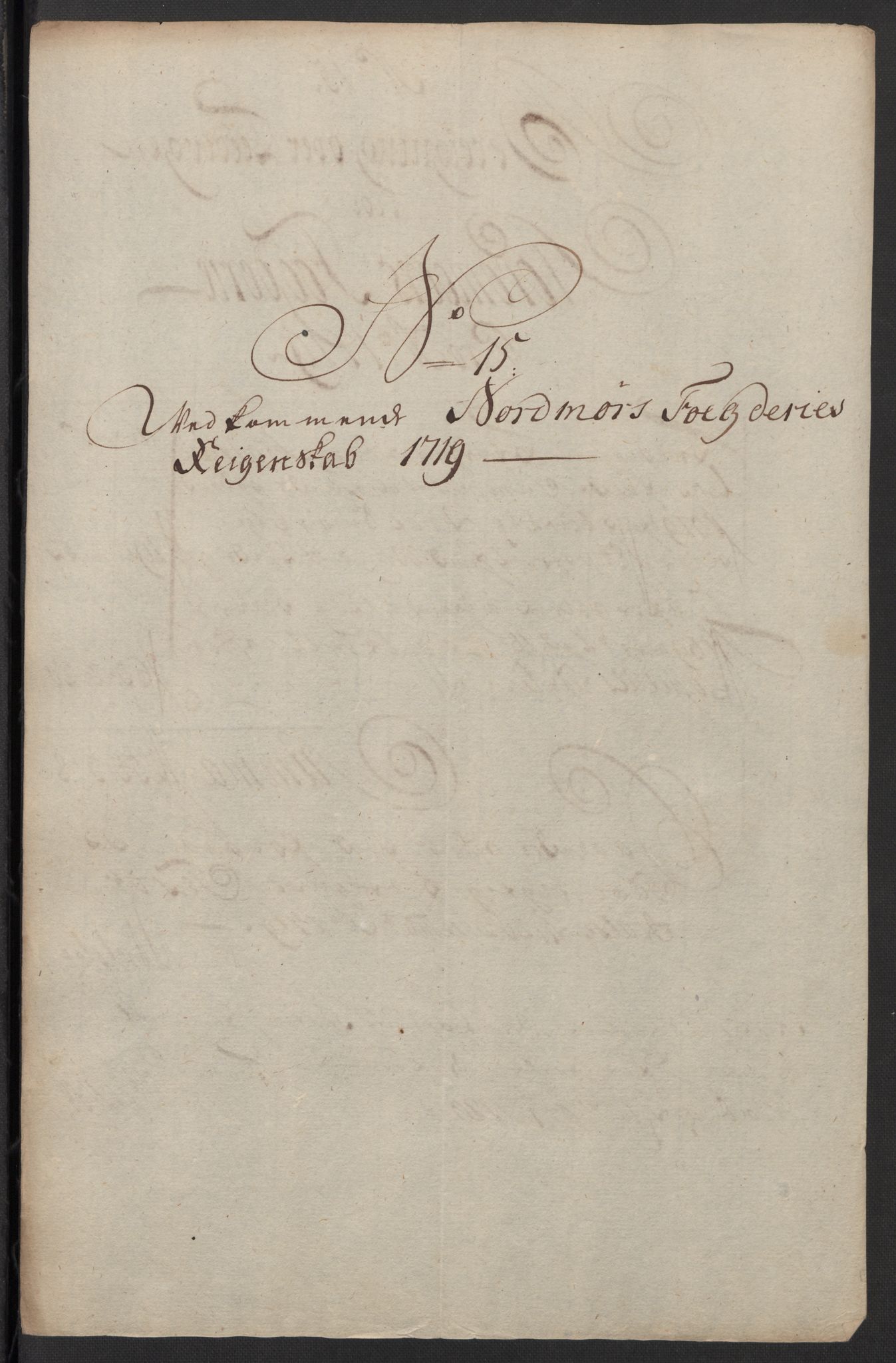 Rentekammeret inntil 1814, Reviderte regnskaper, Fogderegnskap, AV/RA-EA-4092/R56/L3752: Fogderegnskap Nordmøre, 1719, s. 168