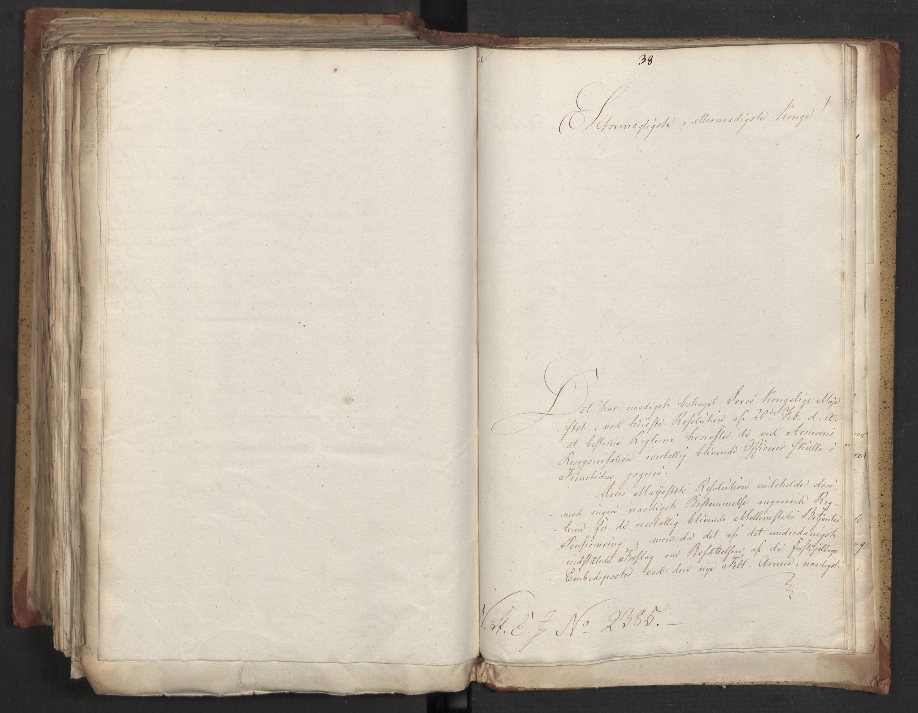 Statsrådsavdelingen i Stockholm, AV/RA-S-1003/D/Da/L0010: Regjeringsinnstillinger nr. 2219-2392, 1817, s. 449