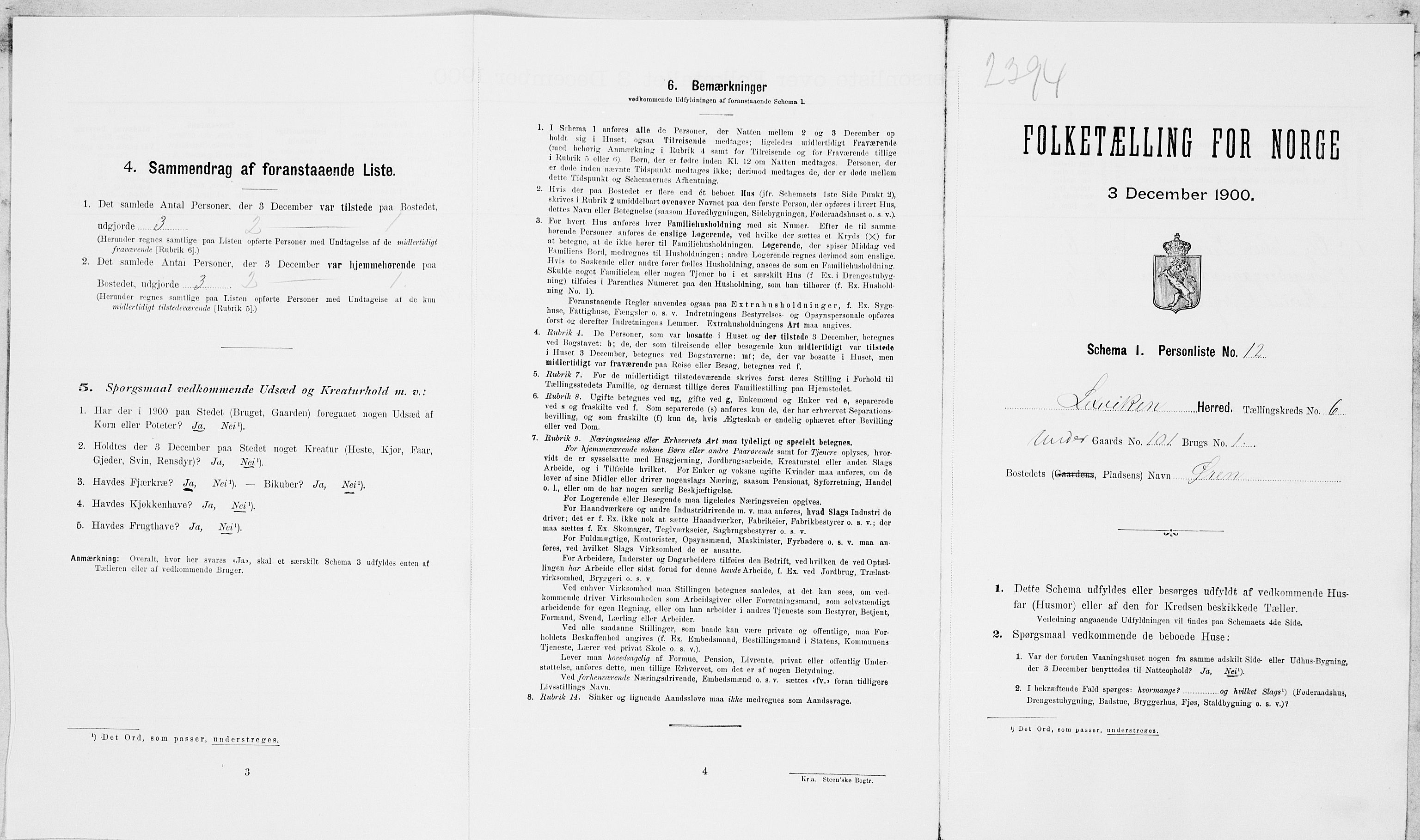 SAT, Folketelling 1900 for 1718 Leksvik herred, 1900, s. 795