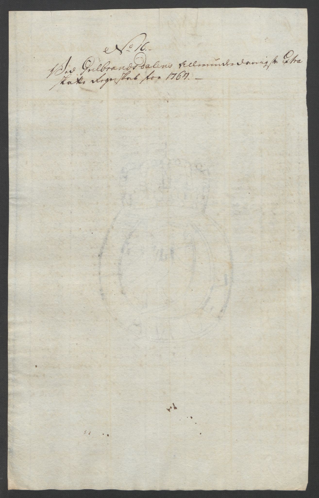 Rentekammeret inntil 1814, Reviderte regnskaper, Fogderegnskap, RA/EA-4092/R17/L1266: Ekstraskatten Gudbrandsdal, 1762-1766, s. 353