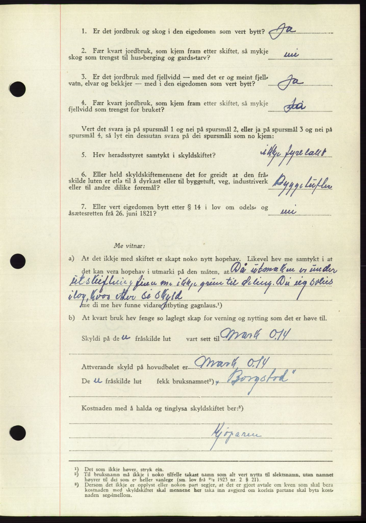 Søre Sunnmøre sorenskriveri, AV/SAT-A-4122/1/2/2C/L0094: Pantebok nr. 20A, 1953-1953, Dagboknr: 602/1953
