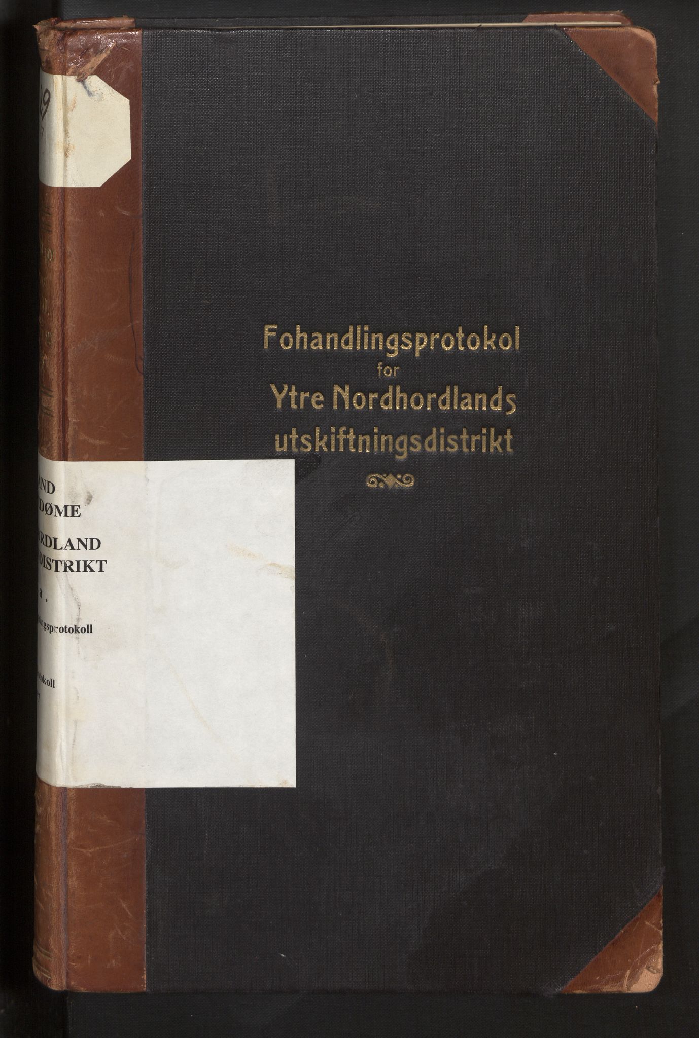 Hordaland jordskiftedøme - II Ytre Nordhordland jordskiftedistrikt, AV/SAB-A-6901/A/Aa/L0029: Forhandlingsprotokoll, 1915-1917