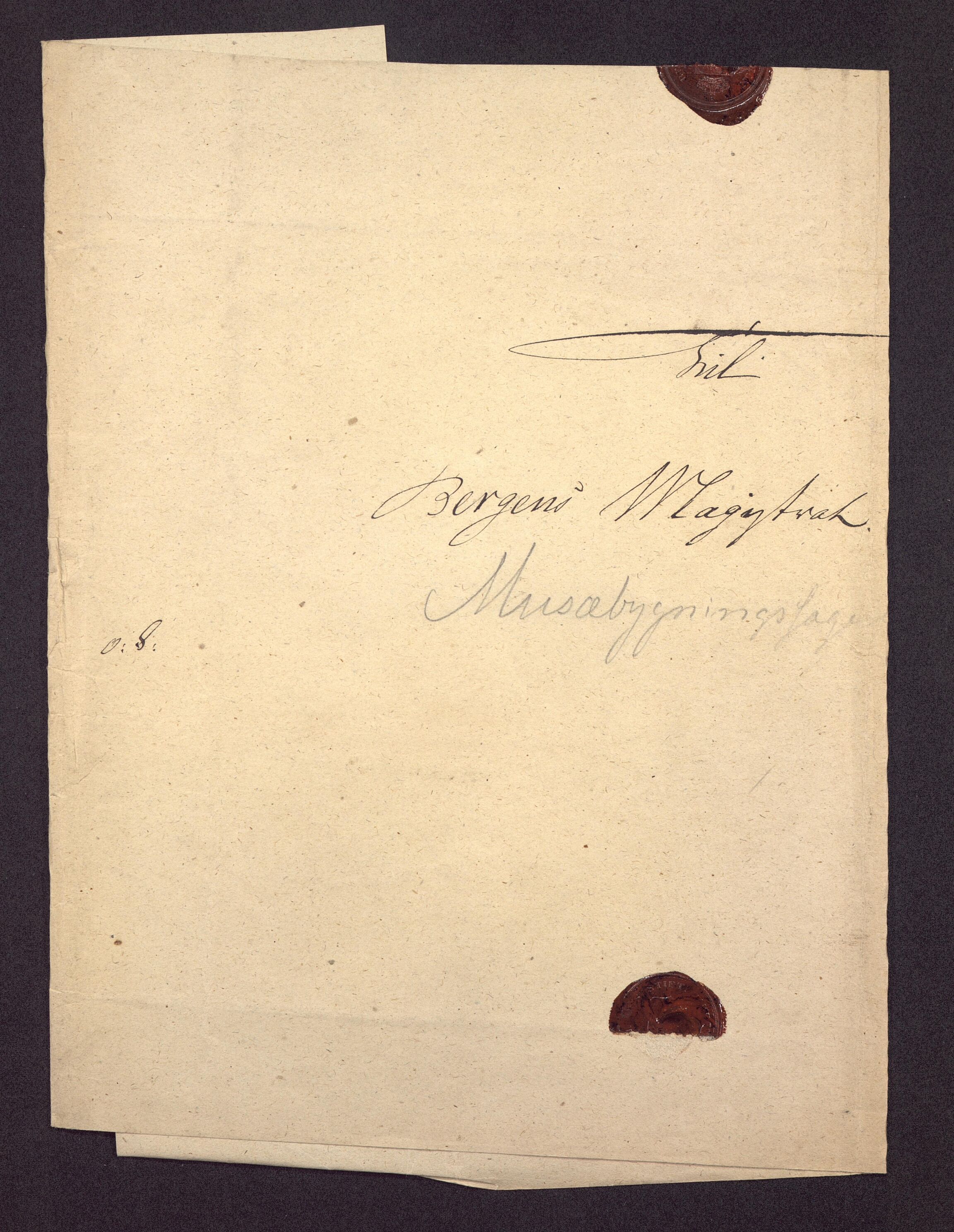 Bergen Magistrat, BBA/A-0651/D/L0287: Journalsaker. Jnr. 451 - 600., s. 1