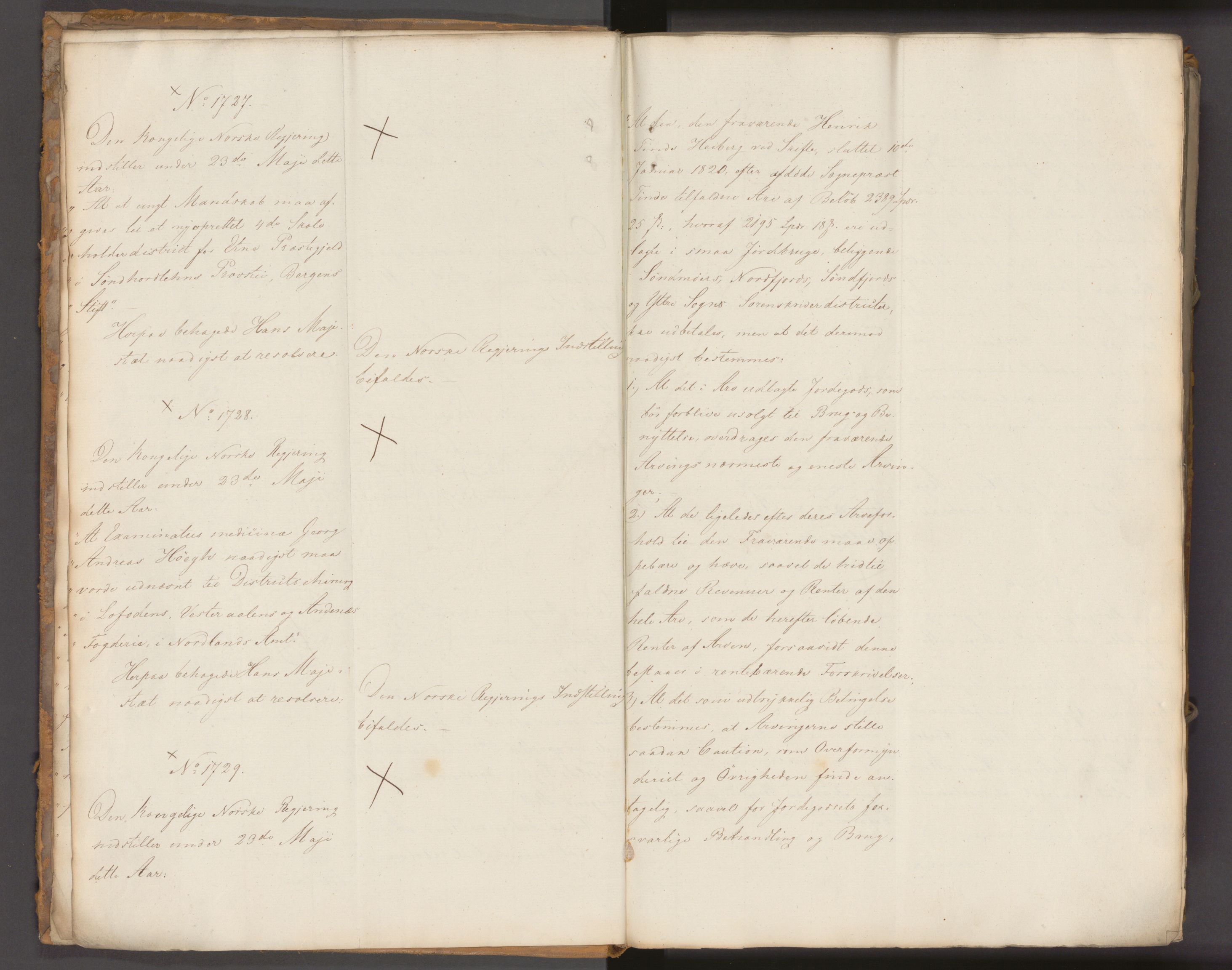 Statsrådssekretariatet, AV/RA-S-1001/A/Ab/L0023: Kgl. res. nr. 1722-2282, 2. halvår, 1826