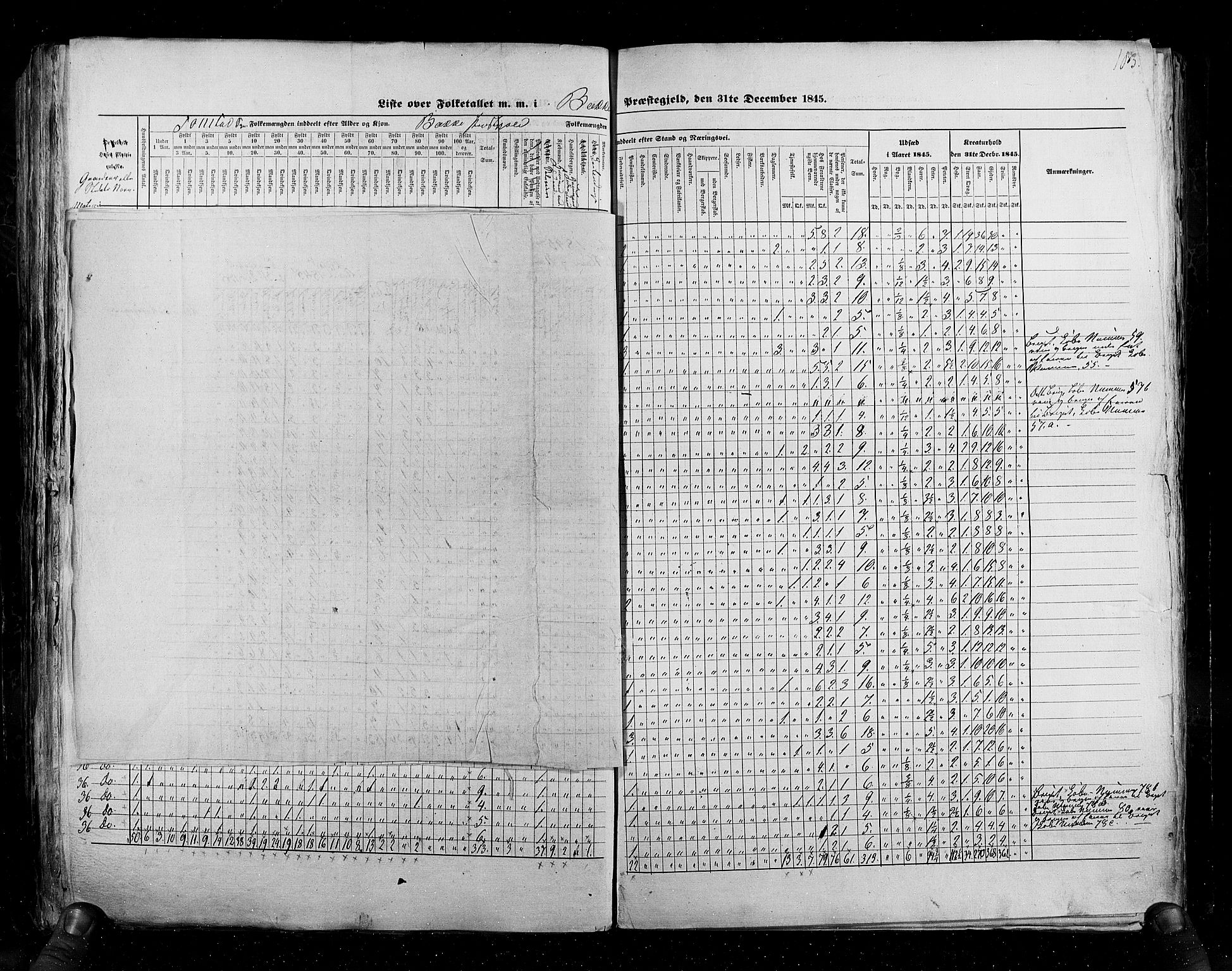 RA, Folketellingen 1845, bind 6: Lister og Mandal amt og Stavanger amt, 1845, s. 183