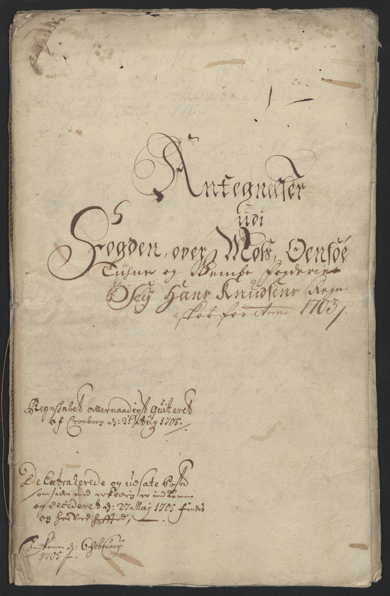 Rentekammeret inntil 1814, Reviderte regnskaper, Fogderegnskap, RA/EA-4092/R04/L0132: Fogderegnskap Moss, Onsøy, Tune, Veme og Åbygge, 1703-1704, s. 261