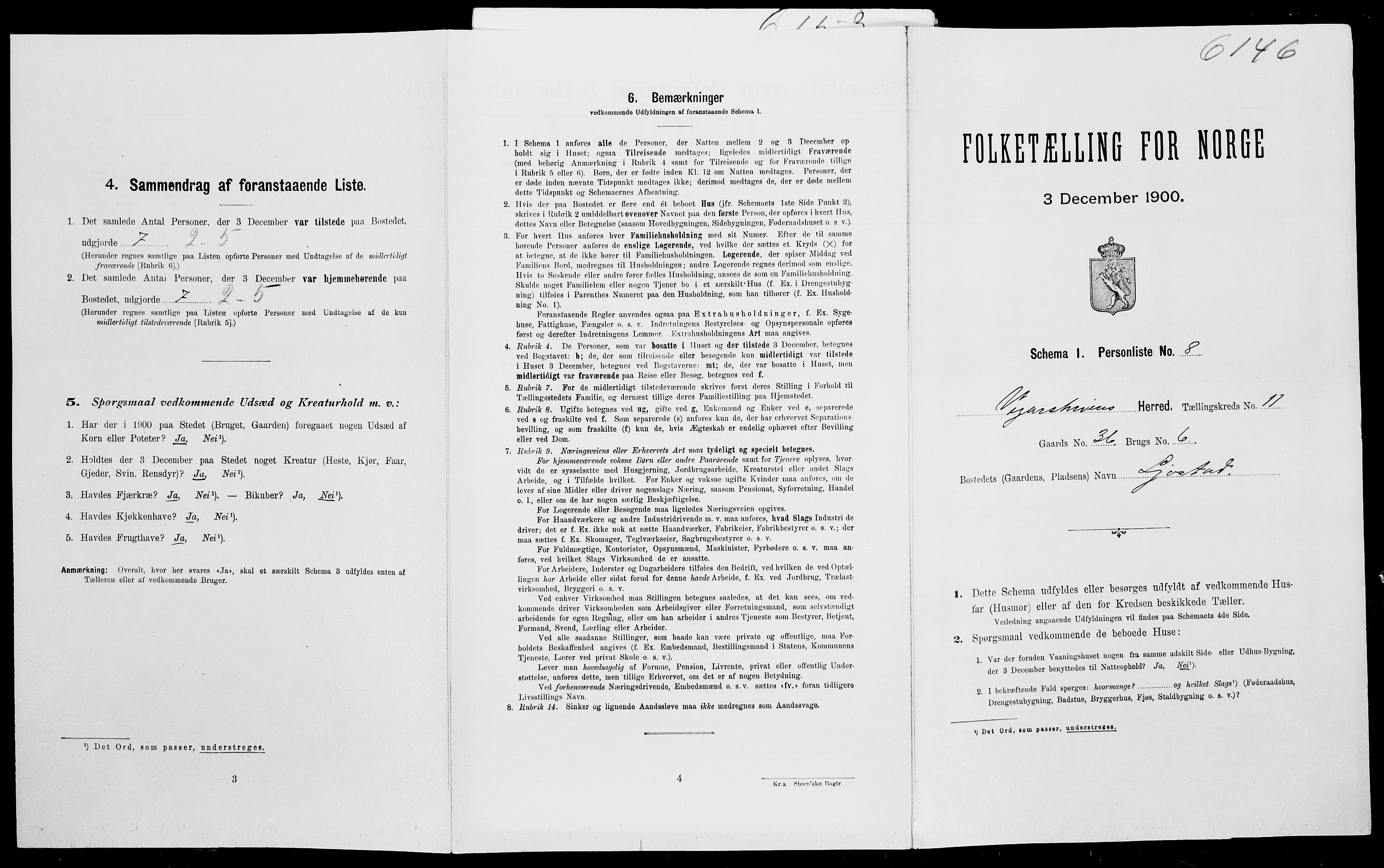 SAK, Folketelling 1900 for 0912 Vegårshei herred, 1900, s. 572