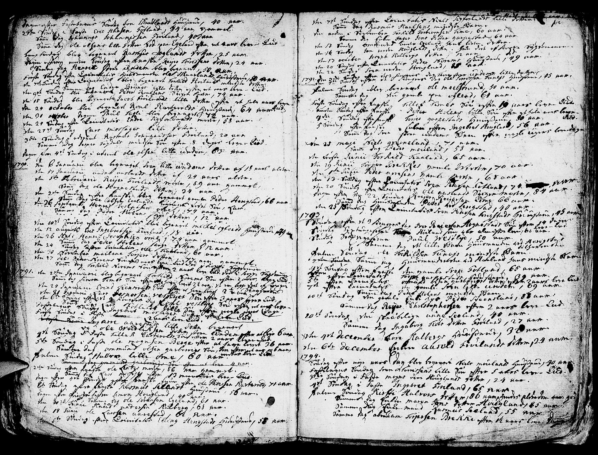Lye sokneprestkontor, AV/SAST-A-101794/001/30BA/L0001: Ministerialbok nr. A 1 /1, 1725-1800