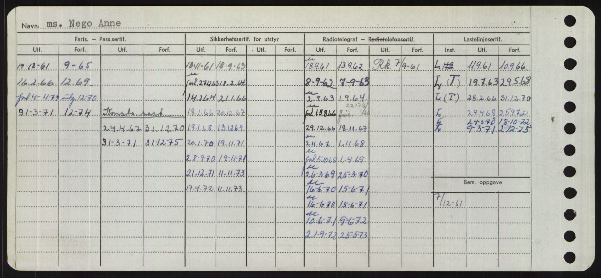 Sjøfartsdirektoratet med forløpere, Skipsmålingen, RA/S-1627/H/Hd/L0026: Fartøy, N-Norhol, s. 86