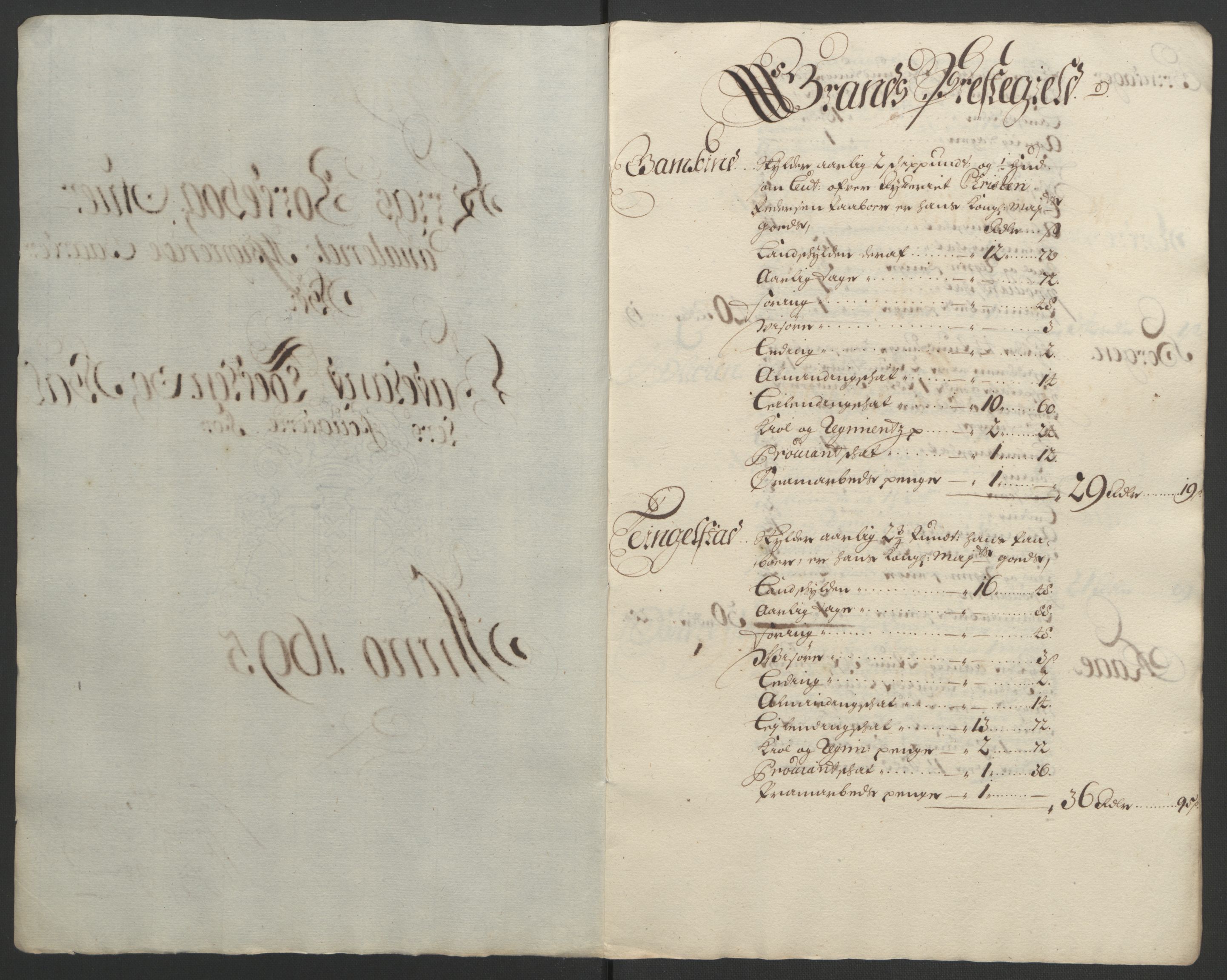 Rentekammeret inntil 1814, Reviderte regnskaper, Fogderegnskap, RA/EA-4092/R18/L1293: Fogderegnskap Hadeland, Toten og Valdres, 1695, s. 140
