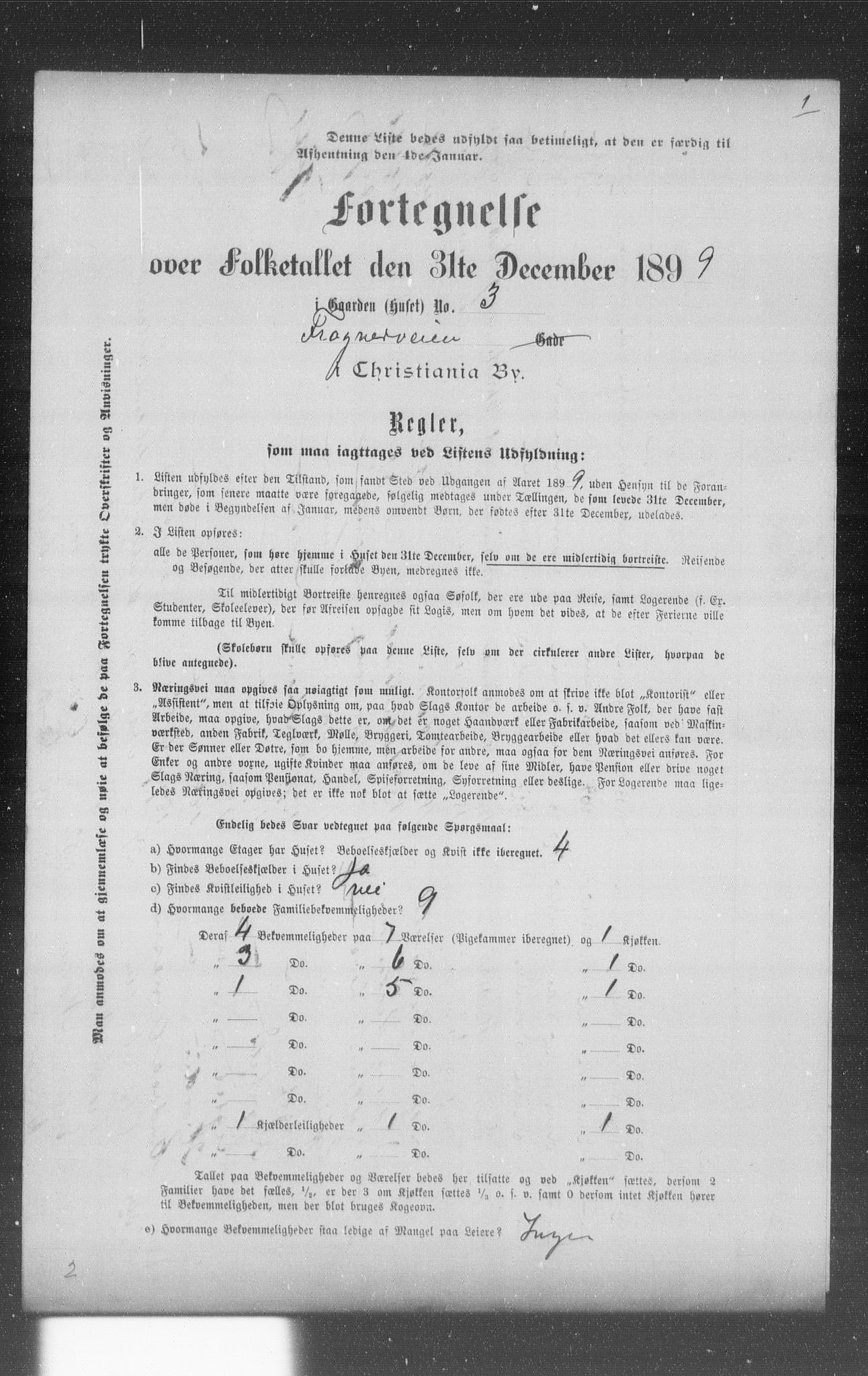 OBA, Kommunal folketelling 31.12.1899 for Kristiania kjøpstad, 1899, s. 3574