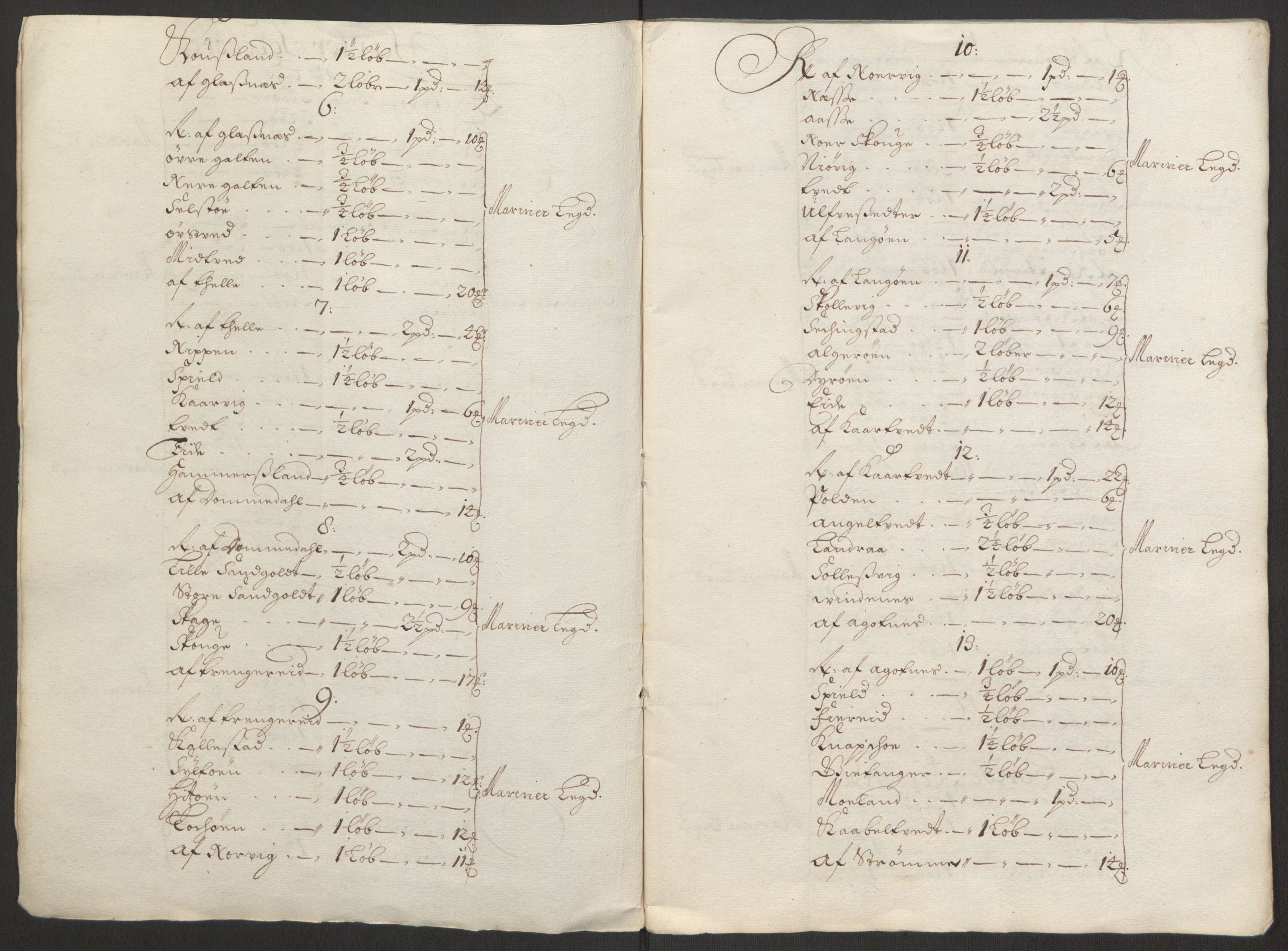 Rentekammeret inntil 1814, Reviderte regnskaper, Fogderegnskap, RA/EA-4092/R51/L3181: Fogderegnskap Nordhordland og Voss, 1691-1692, s. 326