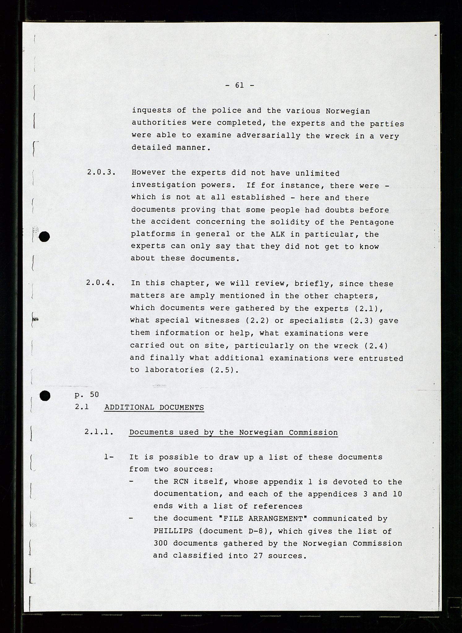 Pa 1503 - Stavanger Drilling AS, AV/SAST-A-101906/Da/L0007: Alexander L. Kielland - Rettssak i Paris, 1982-1988, s. 61