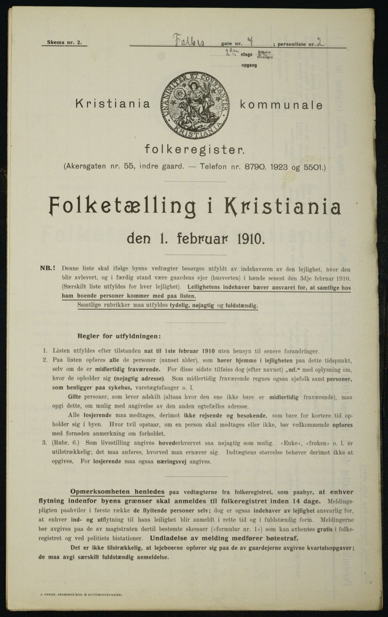 OBA, Kommunal folketelling 1.2.1910 for Kristiania, 1910, s. 21796