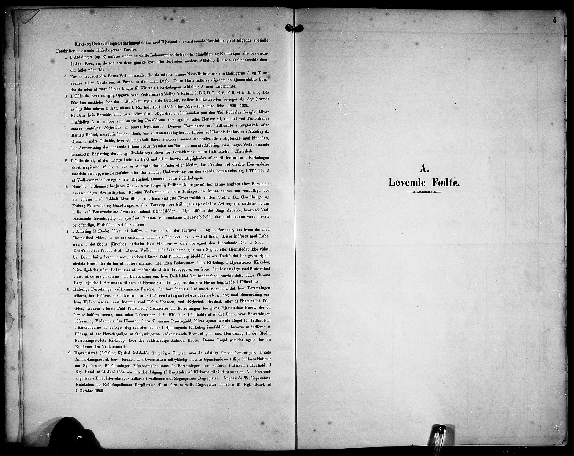 Alversund Sokneprestembete, SAB/A-73901/H/Ha/Hab: Klokkerbok nr. C 4, 1894-1924, s. 4