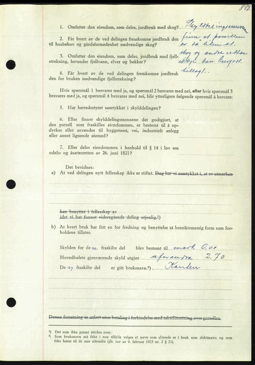 Nordmøre sorenskriveri, AV/SAT-A-4132/1/2/2Ca: Pantebok nr. A109, 1948-1948, Dagboknr: 3191/1948