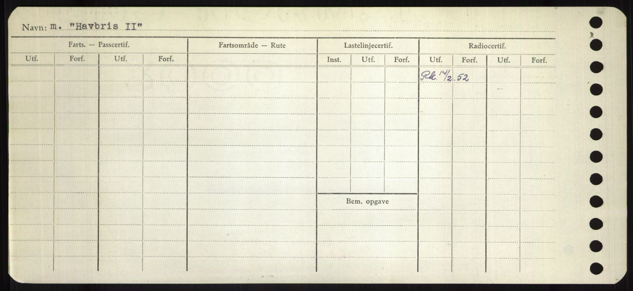 Sjøfartsdirektoratet med forløpere, Skipsmålingen, RA/S-1627/H/Hd/L0014: Fartøy, H-Havl, s. 480