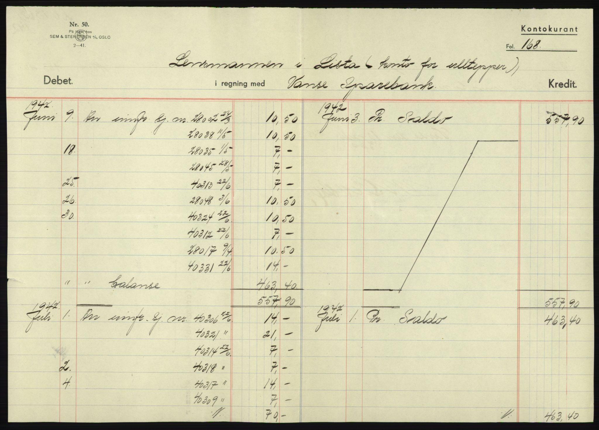 Forsvarsdepartementet, 10. kontor / Oppgjørskontoret, AV/RA-RAFA-1225/D/Db/L0180: Lista oppgjørskontor, 1942-1952, s. 1077