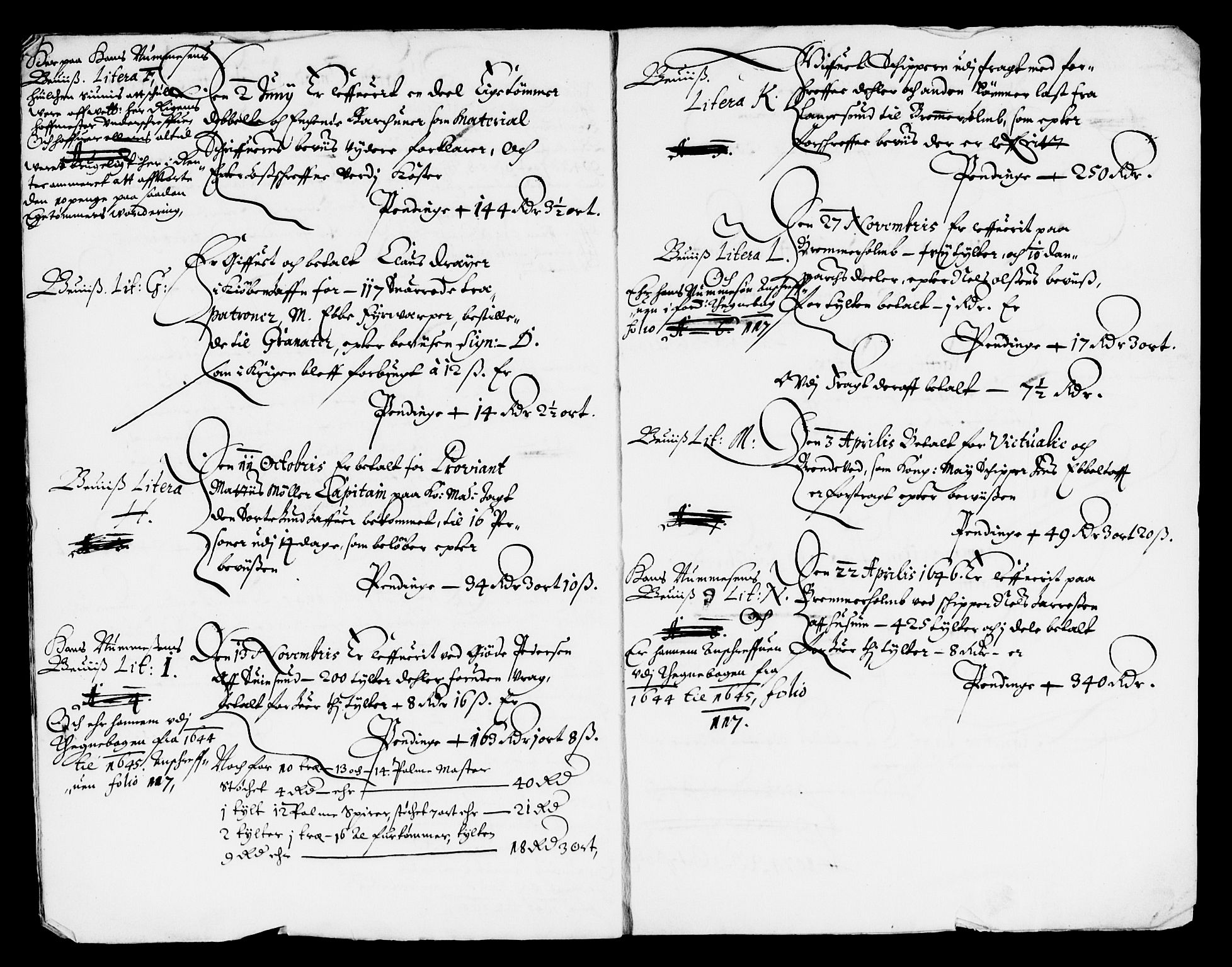 Rentekammeret inntil 1814, Reviderte regnskaper, Lensregnskaper, AV/RA-EA-5023/R/Rb/Rbp/L0032: Bratsberg len, 1645-1647