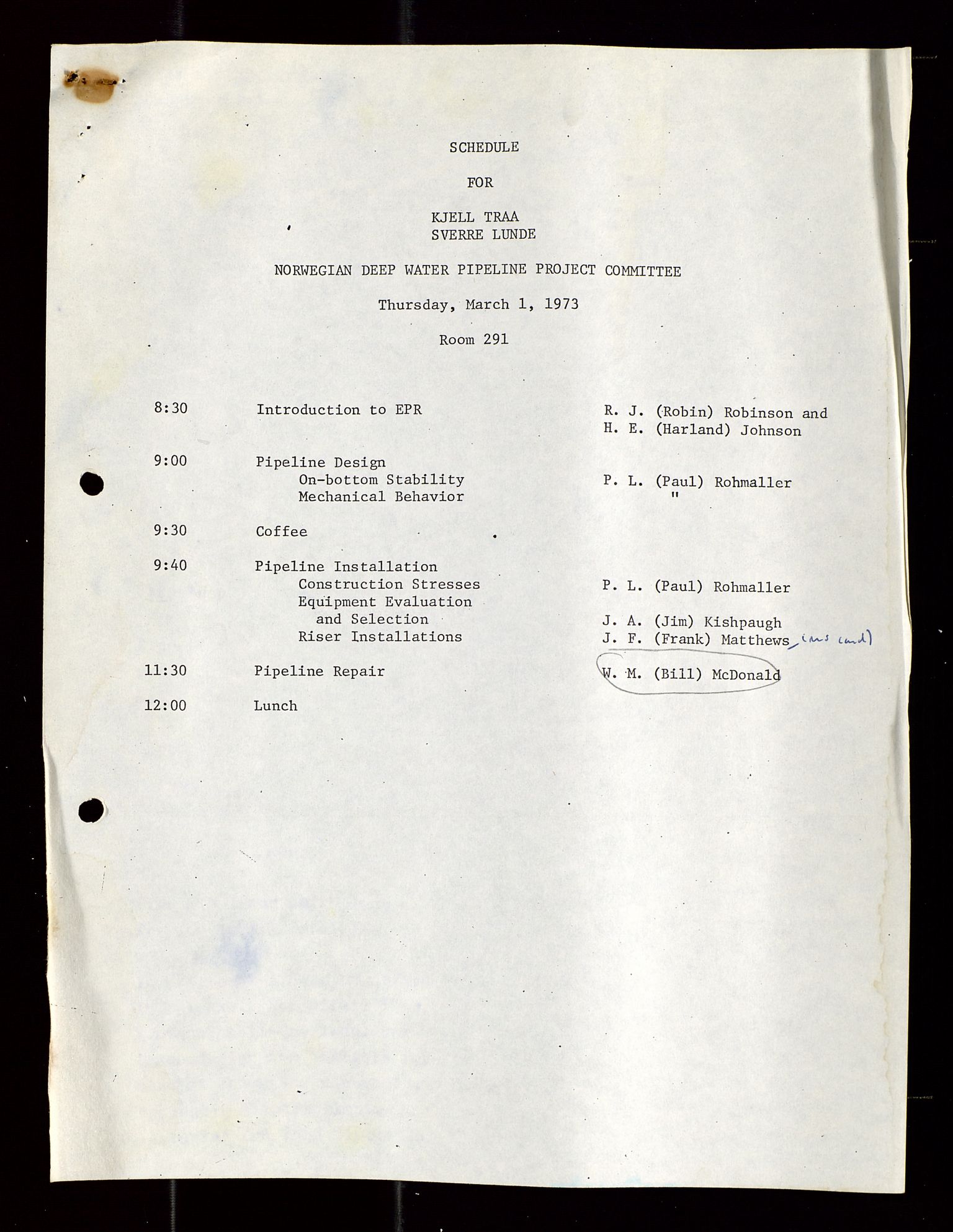 Industridepartementet, Oljekontoret, AV/SAST-A-101348/Di/L0003: DWP, møtereferater, 1972-1974, s. 348