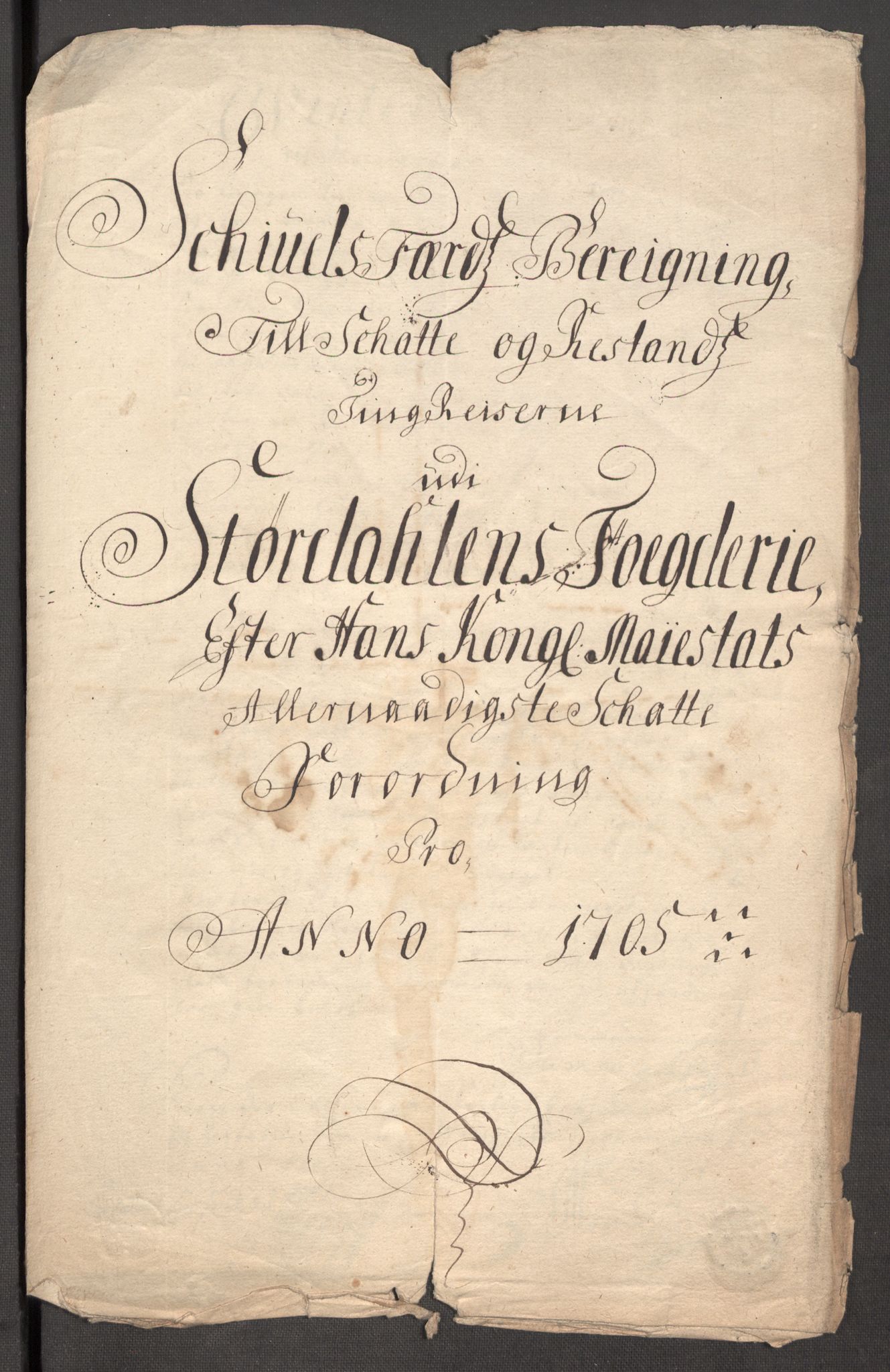 Rentekammeret inntil 1814, Reviderte regnskaper, Fogderegnskap, RA/EA-4092/R62/L4196: Fogderegnskap Stjørdal og Verdal, 1705-1706, s. 286