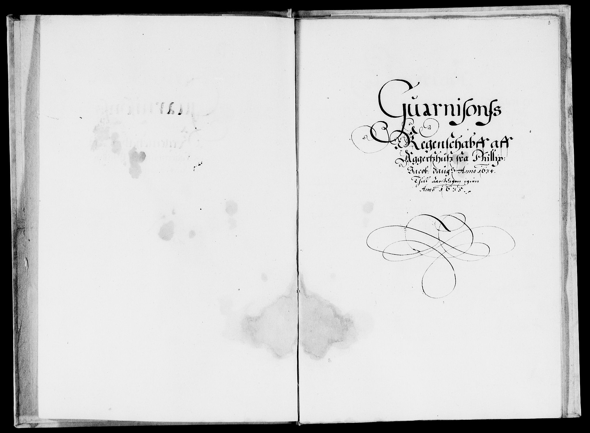 Rentekammeret inntil 1814, Reviderte regnskaper, Lensregnskaper, RA/EA-5023/R/Rb/Rba/L0121: Akershus len, 1634-1635