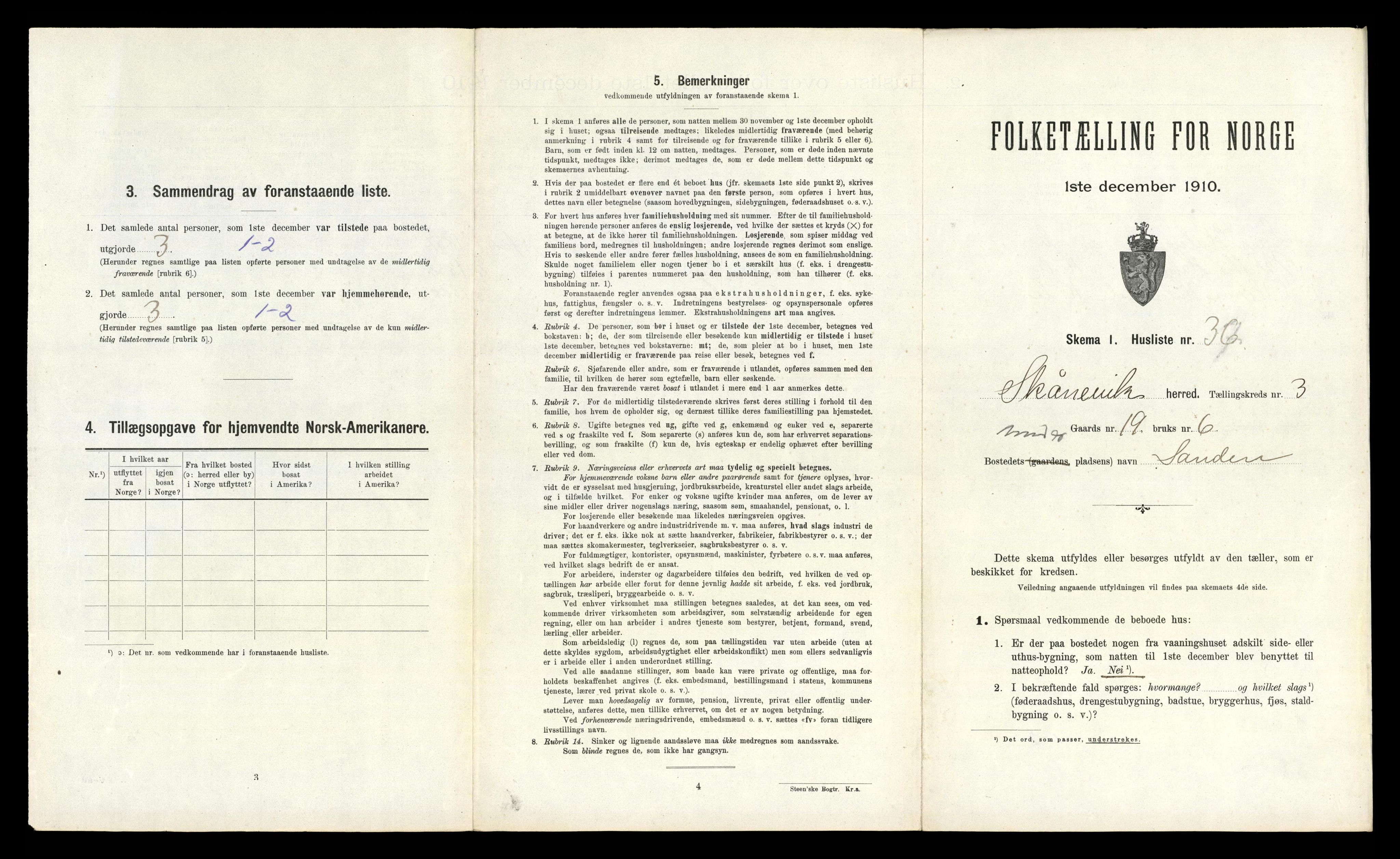 RA, Folketelling 1910 for 1212 Skånevik herred, 1910, s. 259