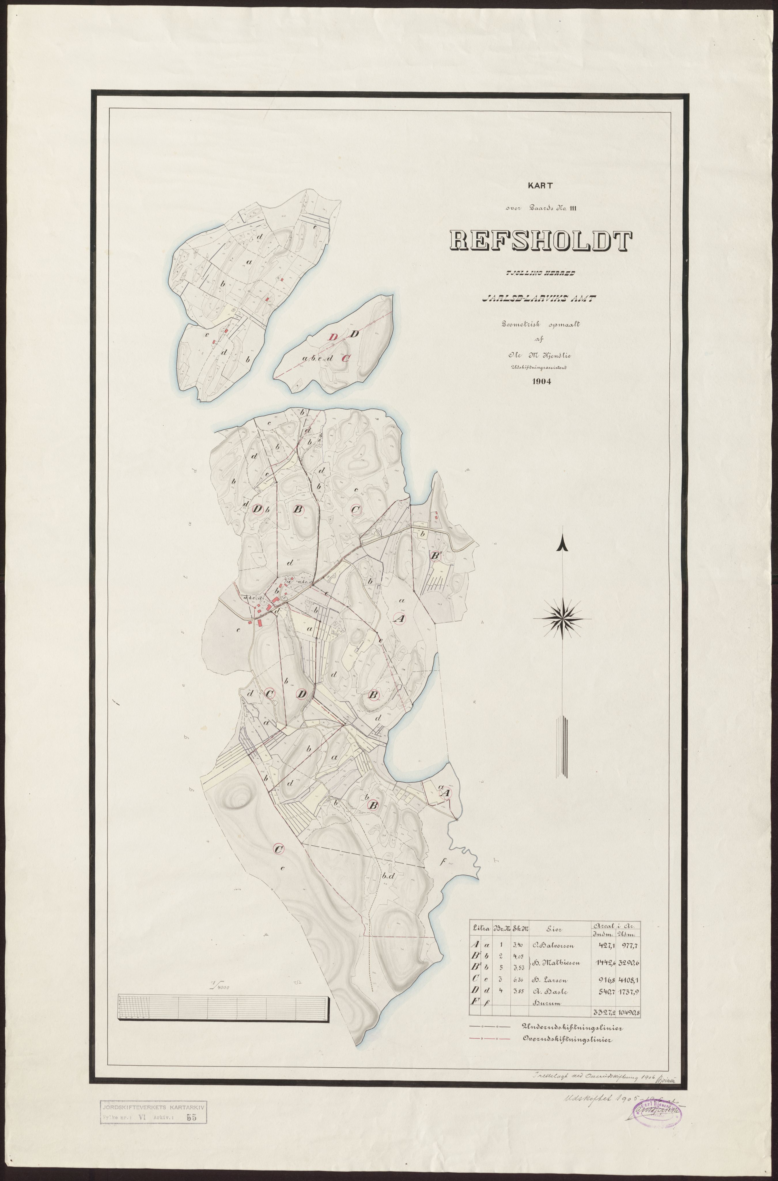 Jordskifteverkets kartarkiv, AV/RA-S-3929/T, 1859-1988, s. 66