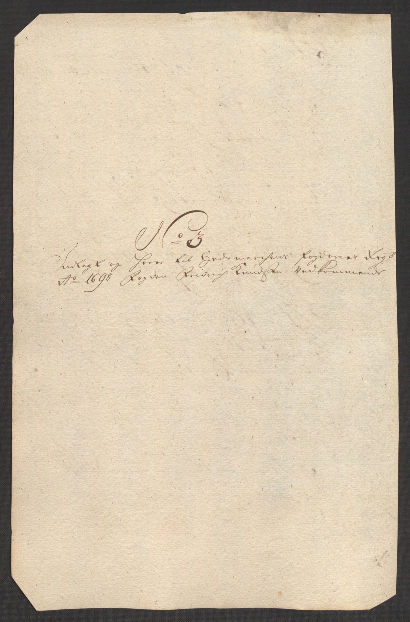 Rentekammeret inntil 1814, Reviderte regnskaper, Fogderegnskap, RA/EA-4092/R16/L1037: Fogderegnskap Hedmark, 1697-1698, s. 378