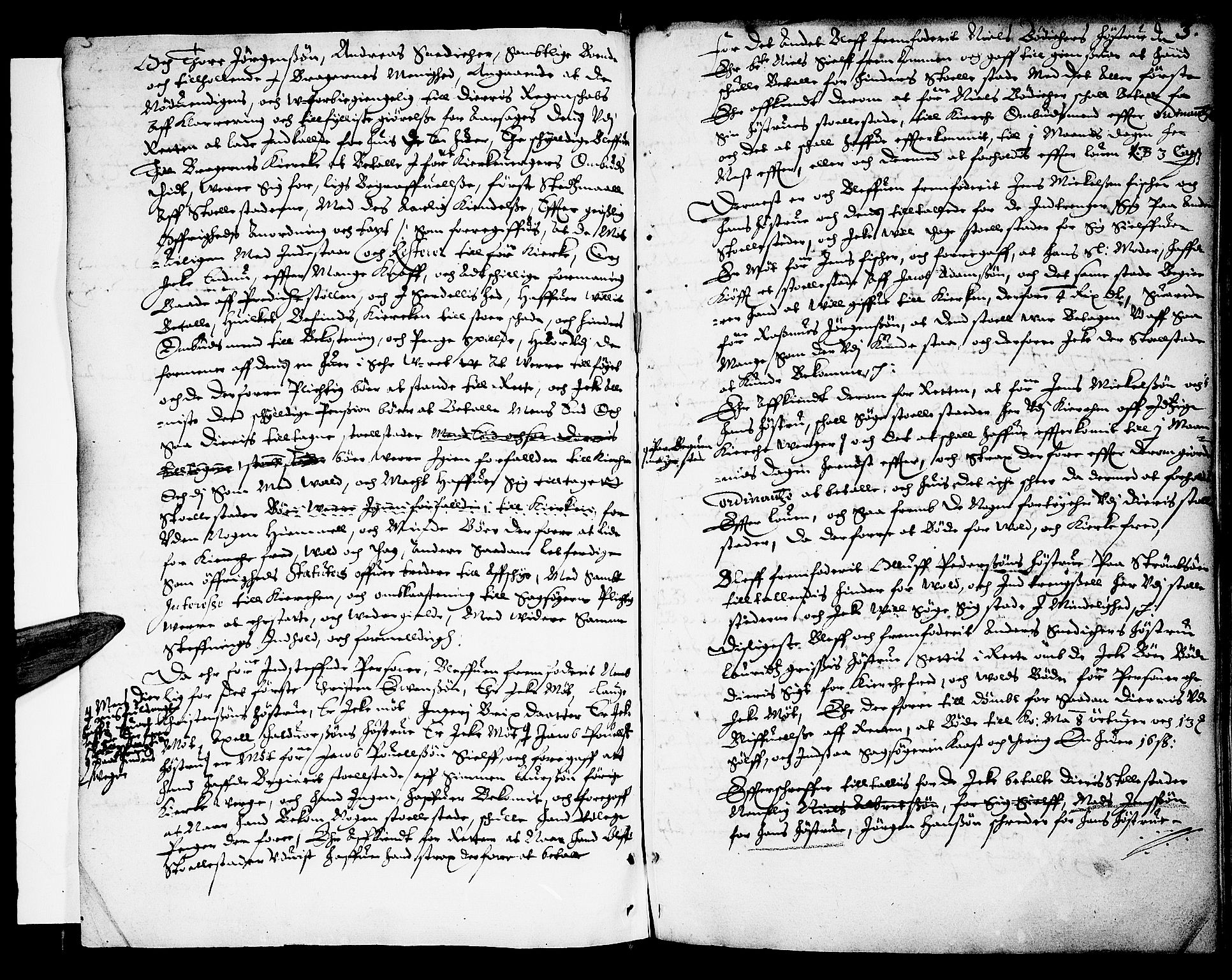 Lier, Røyken og Hurum sorenskriveri, SAKO/A-89/F/Fa/L0003: Tingbok, 1661, s. 3
