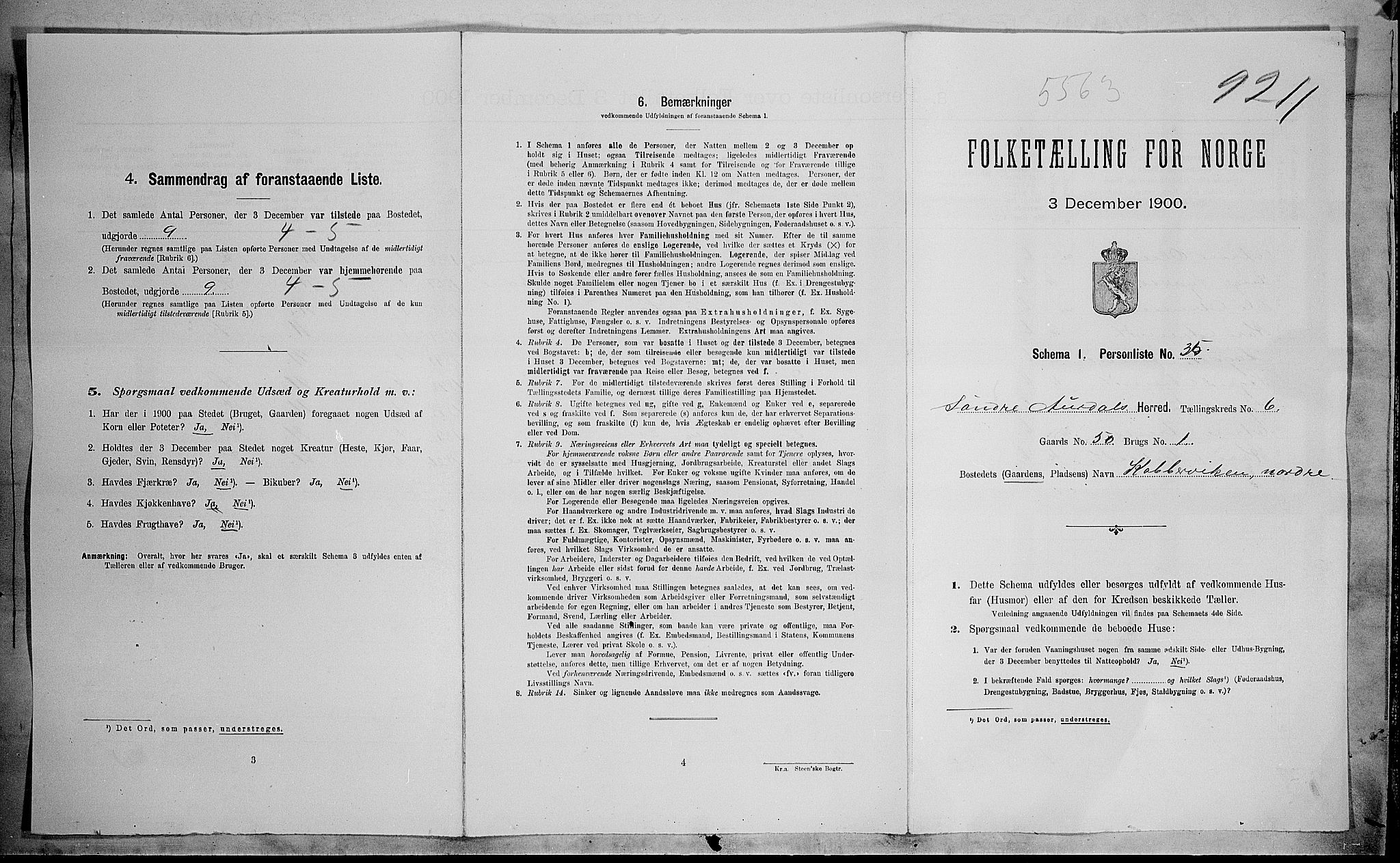 SAH, Folketelling 1900 for 0540 Sør-Aurdal herred, 1900, s. 72