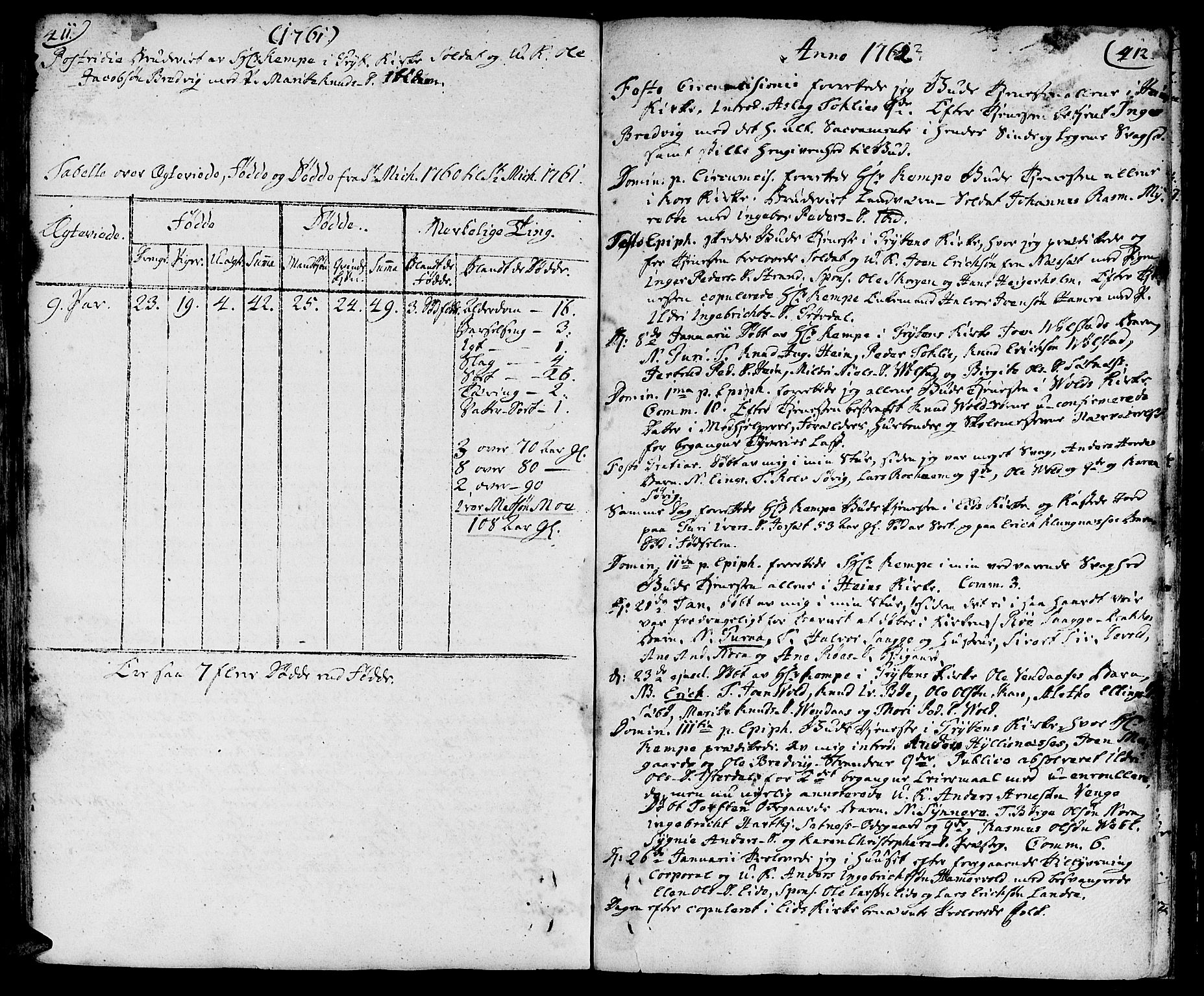 Ministerialprotokoller, klokkerbøker og fødselsregistre - Møre og Romsdal, AV/SAT-A-1454/544/L0568: Ministerialbok nr. 544A01, 1725-1763, s. 411-412