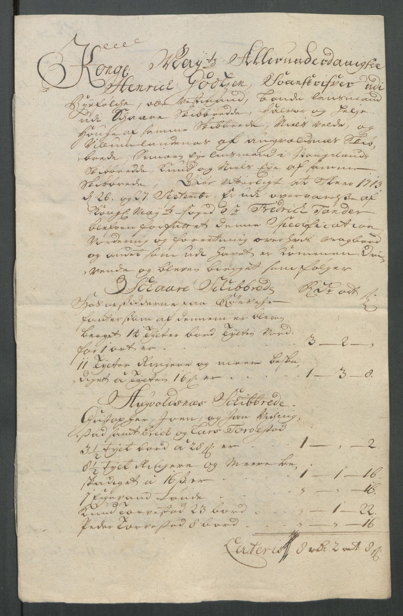 Rentekammeret inntil 1814, Reviderte regnskaper, Fogderegnskap, AV/RA-EA-4092/R47/L2866: Fogderegnskap Ryfylke, 1713, s. 288