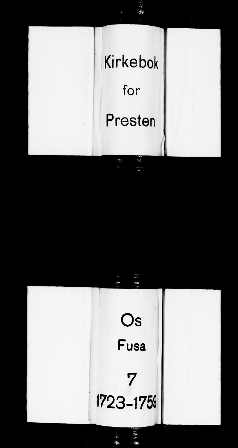 Os sokneprestembete, AV/SAB-A-99929: Ministerialbok nr. A 7, 1723-1760