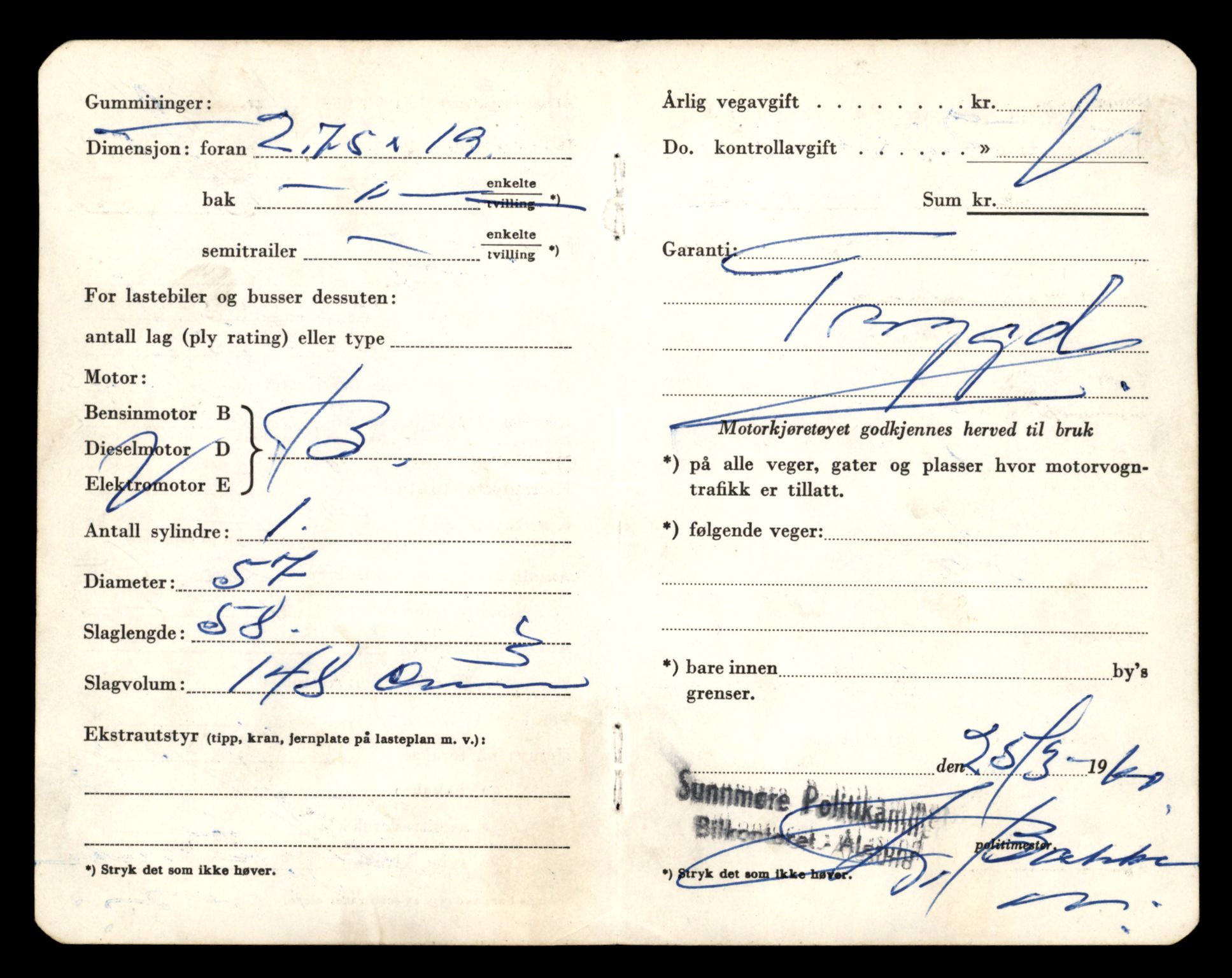 Møre og Romsdal vegkontor - Ålesund trafikkstasjon, AV/SAT-A-4099/F/Fe/L0037: Registreringskort for kjøretøy T 13031 - T 13179, 1927-1998, s. 304