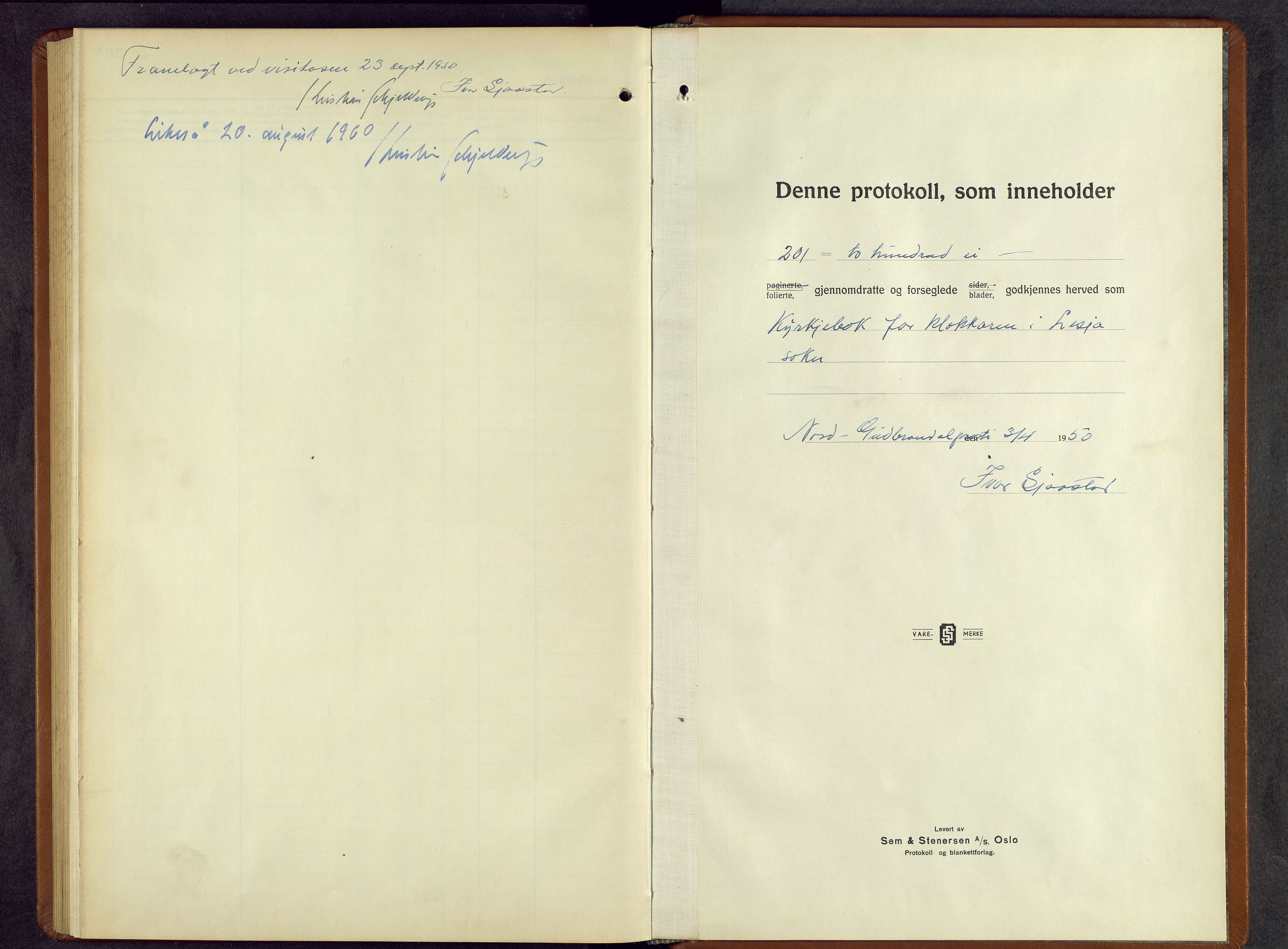 Lesja prestekontor, AV/SAH-PREST-068/H/Ha/Hab/L0010: Klokkerbok nr. 10, 1925-1960
